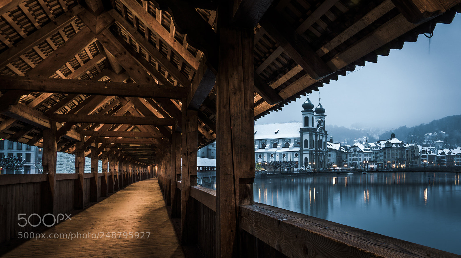 Sony a7R III sample photo. Lucerne chapel bridge on photography