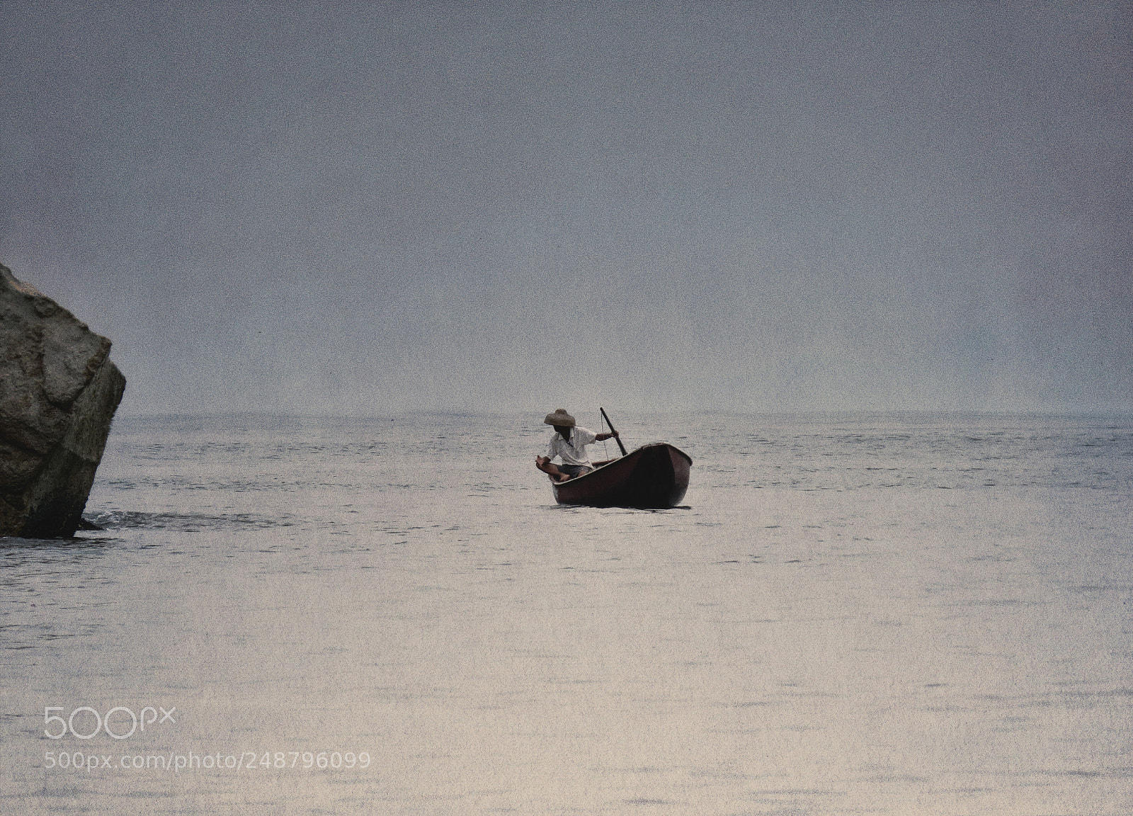 Sony a6000 sample photo. Man fishing photography