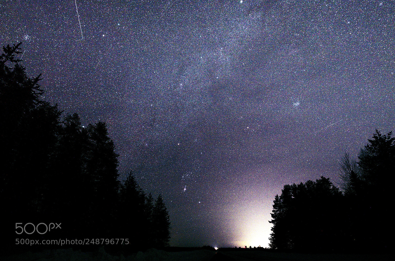 Pentax K-1 sample photo. Road trip, night sky photography