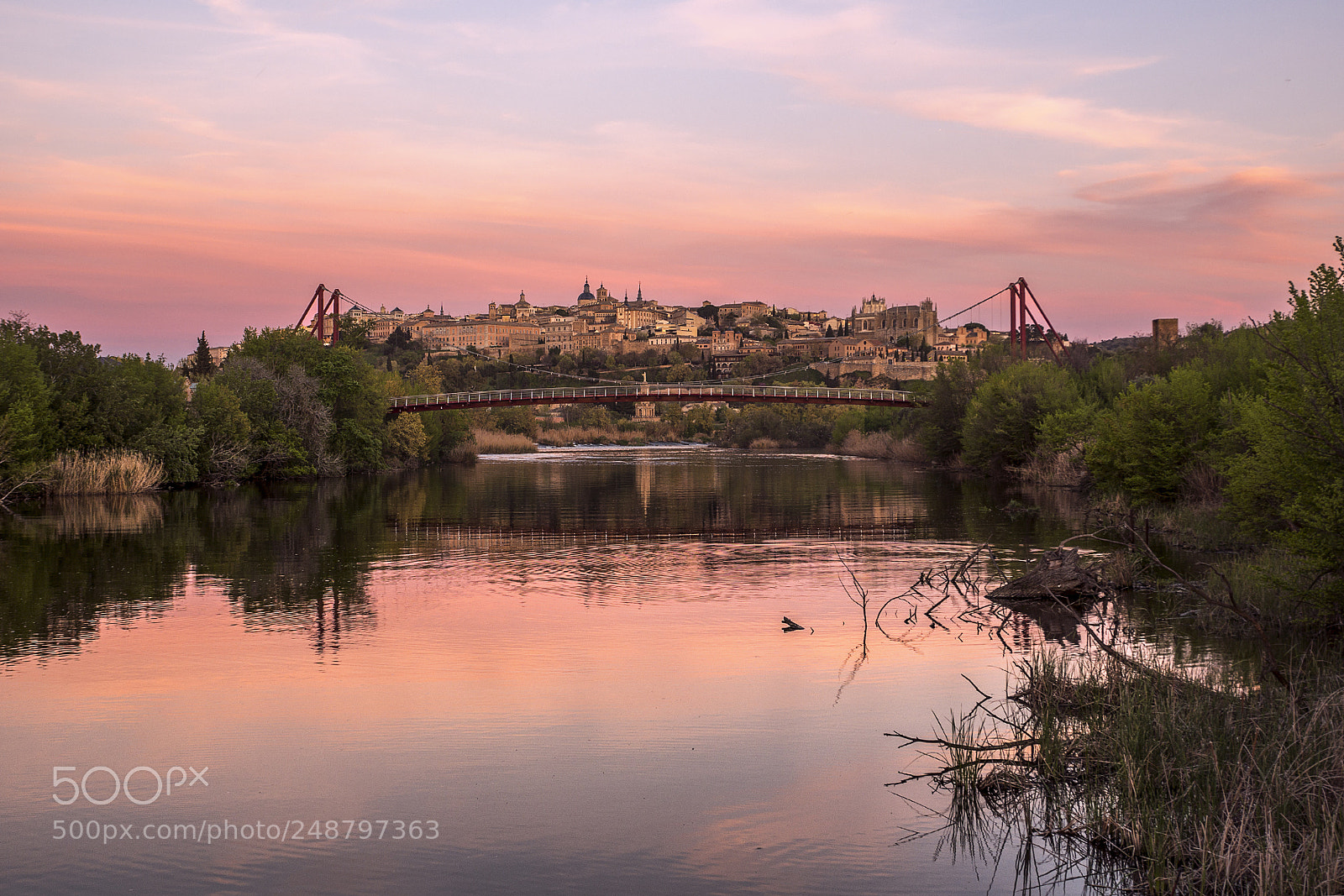 Olympus OM-D E-M10 II sample photo. Toledo over tagus river photography