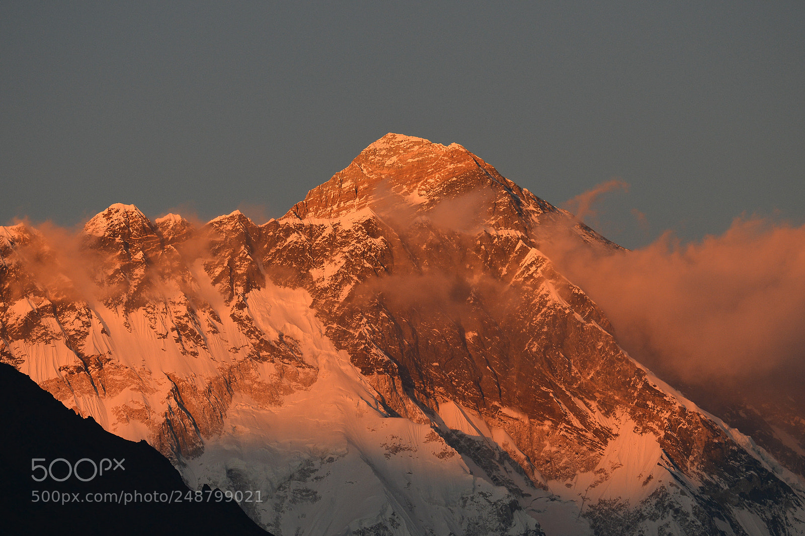 Nikon D800 sample photo. Everest sunset photography