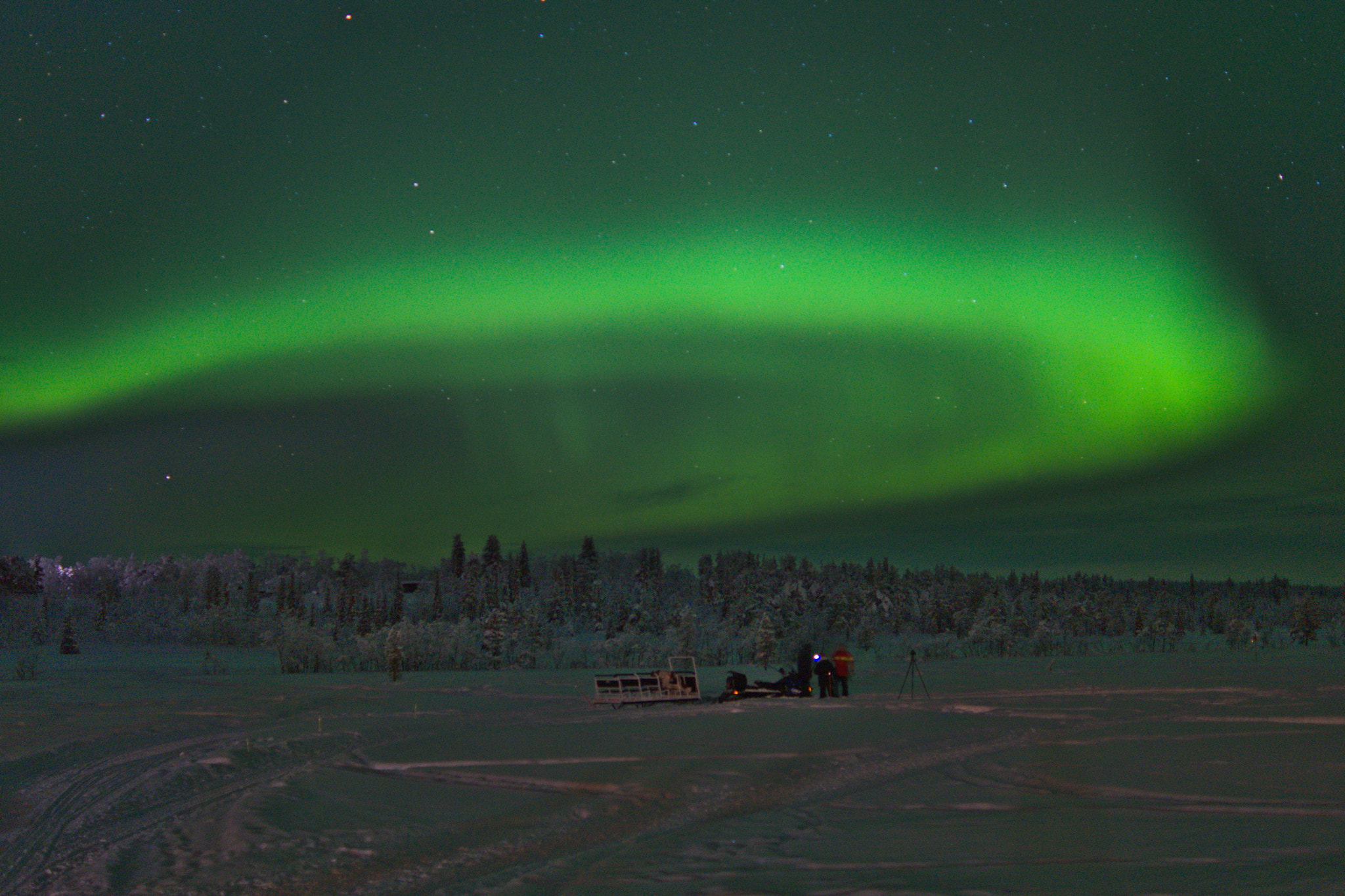 Sony ILCA-77M2 sample photo. Lapland northern light photography