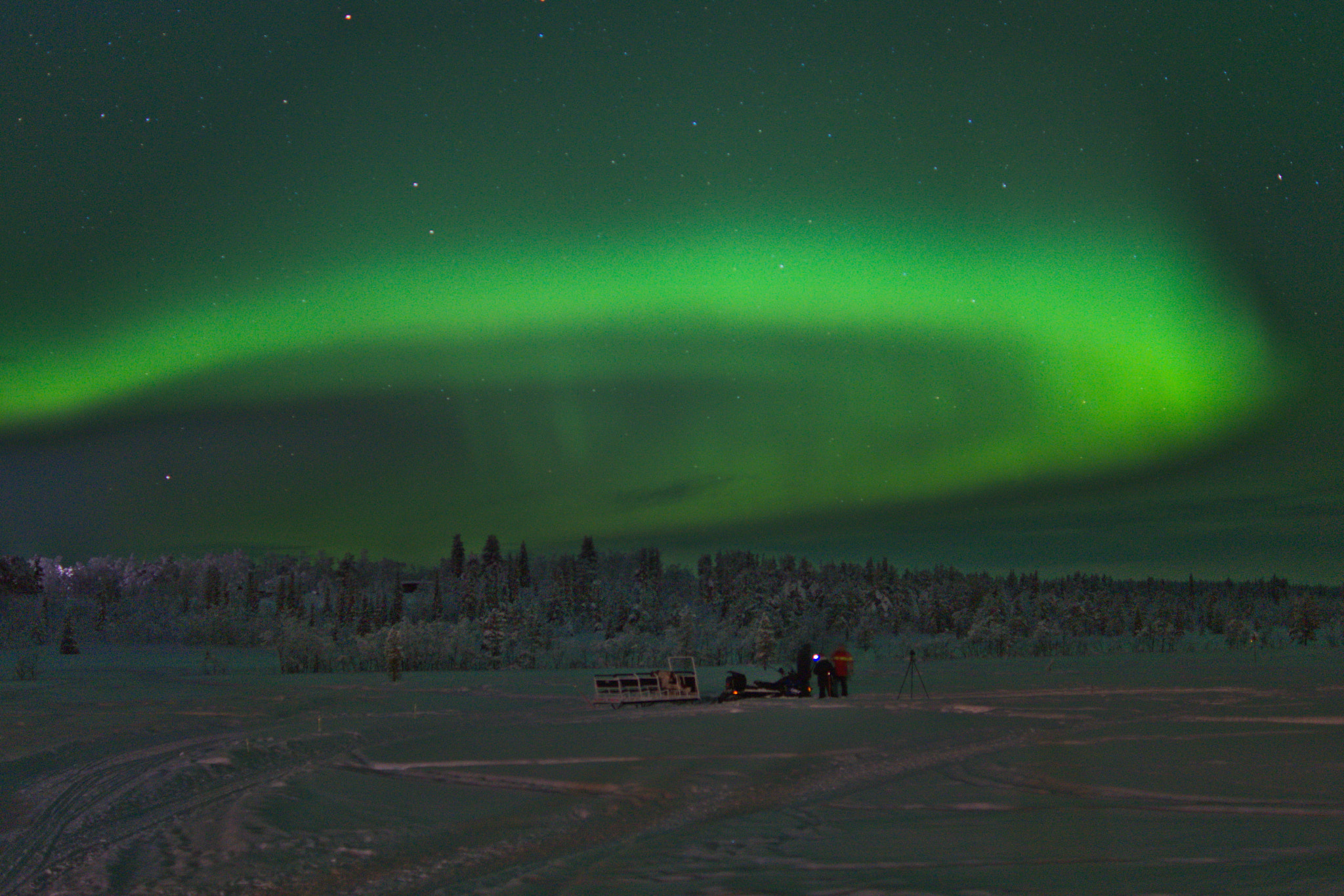 Sony ILCA-77M2 + Sony DT 35mm F1.8 SAM sample photo. Lapland northern light photography