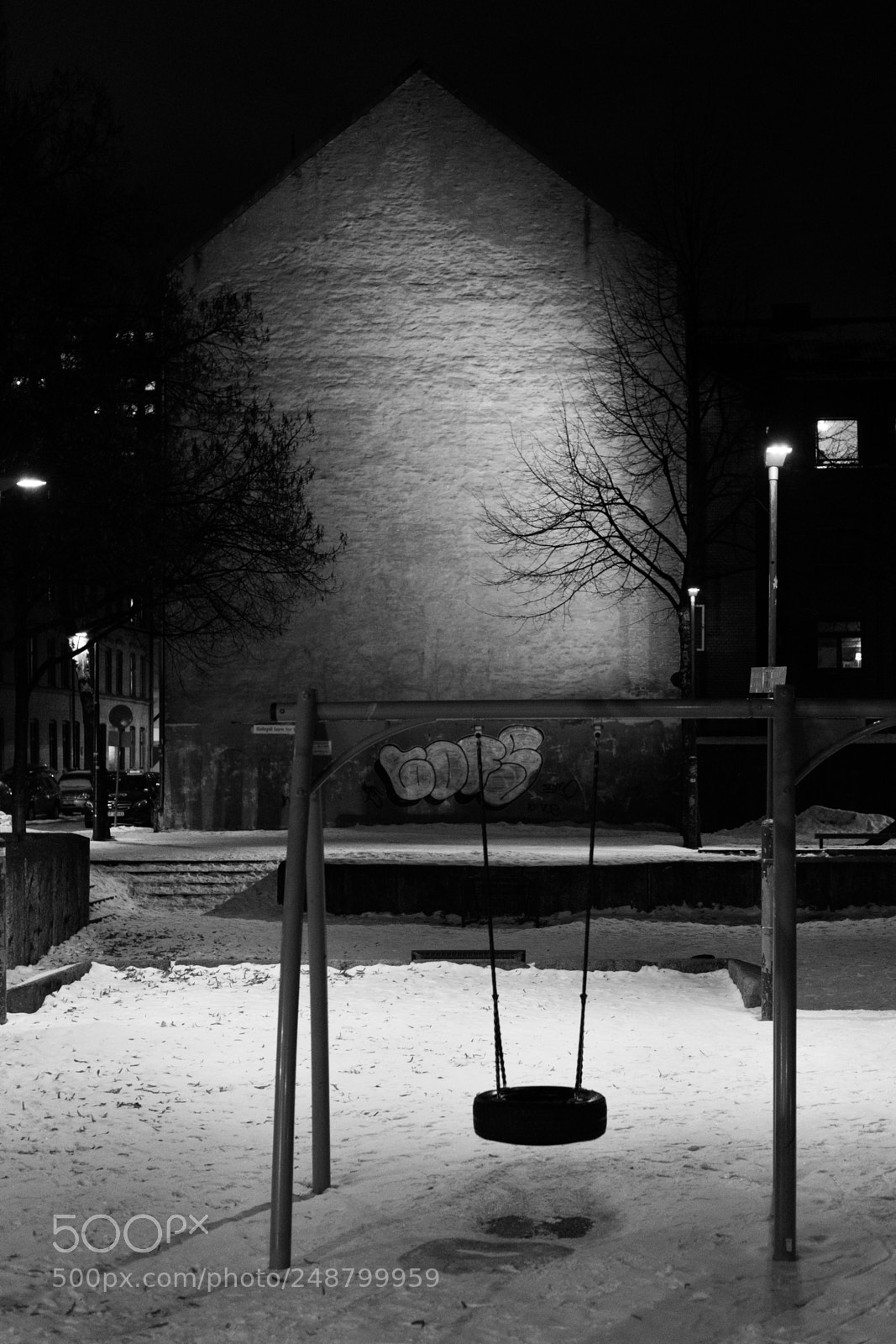 Fujifilm X-T20 sample photo. Playground at night photography