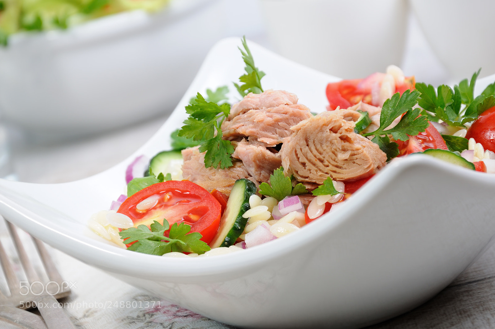 Nikon D90 sample photo. A tuna salad photography