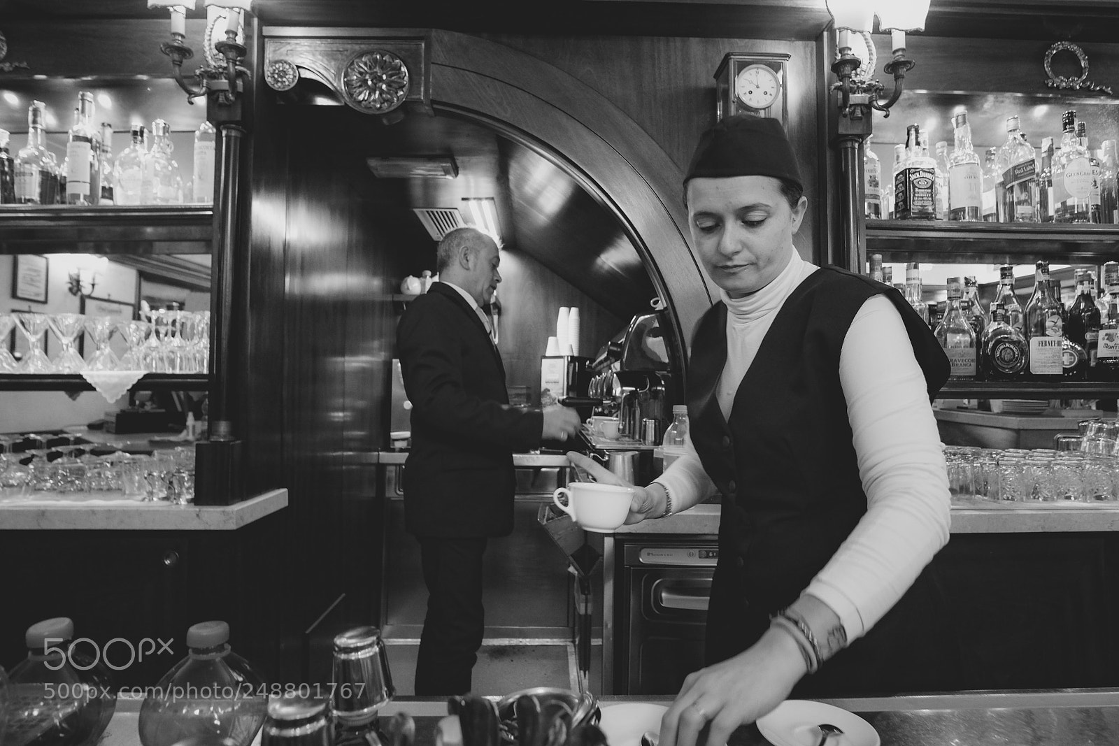 Fujifilm X-T10 sample photo. The baristas photography