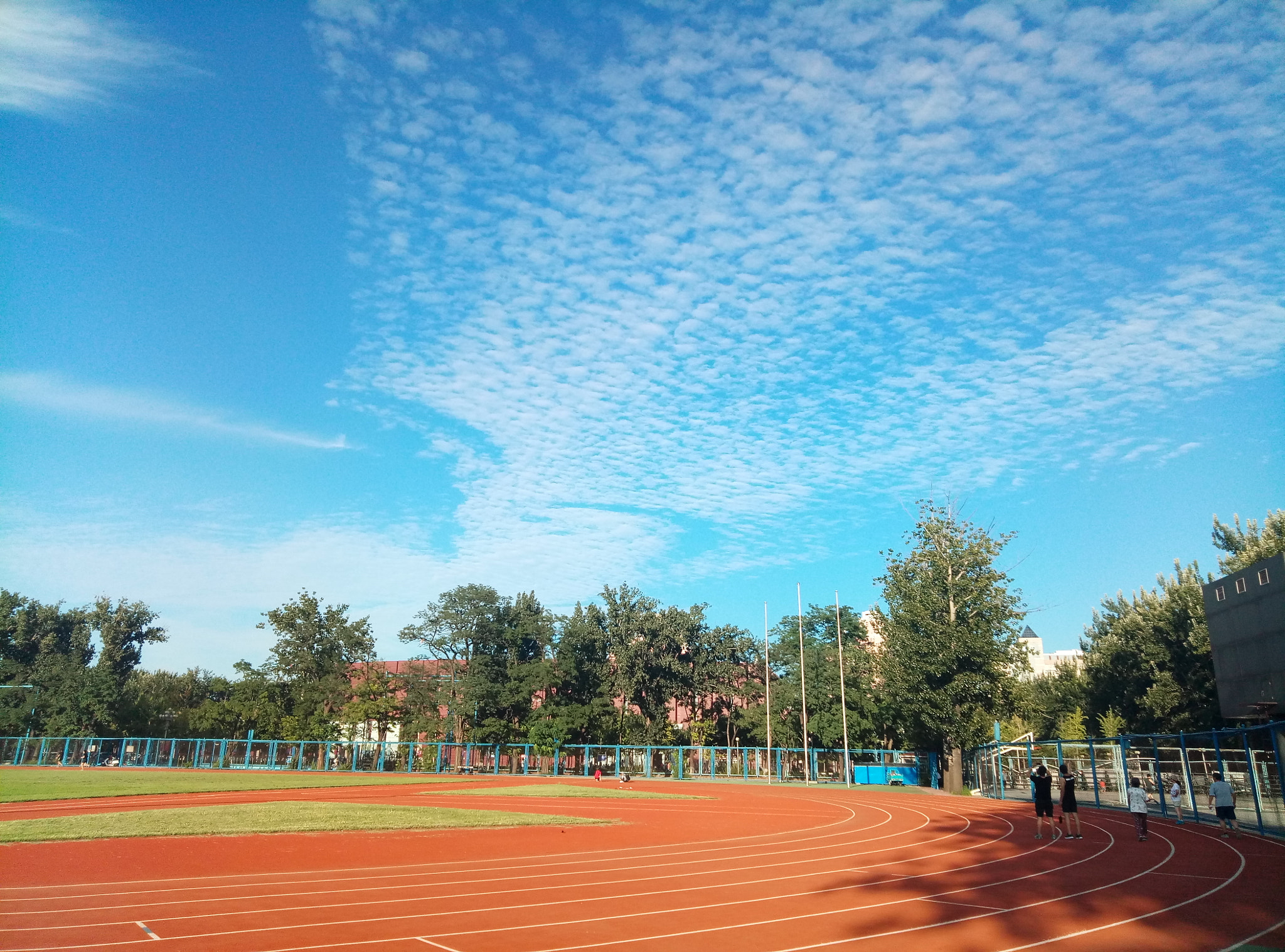 Meizu M1 E sample photo. Blue sky of ustb photography