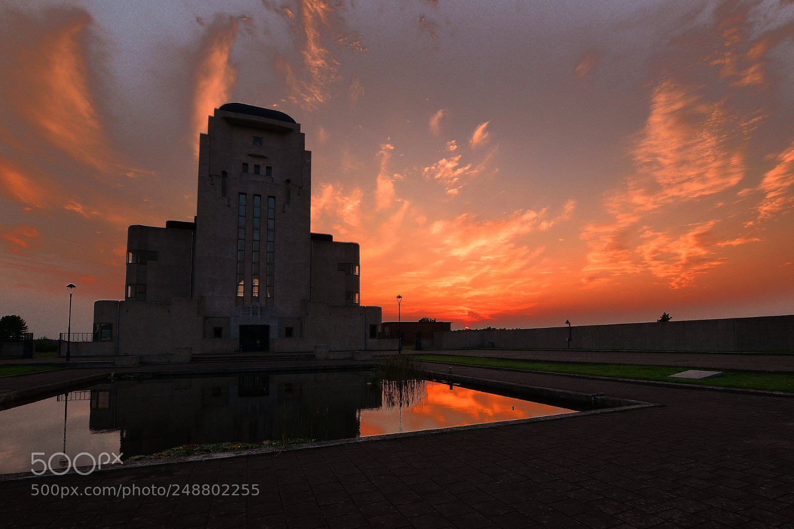 Nikon D5300 sample photo. Sunset at radio kootwijk photography