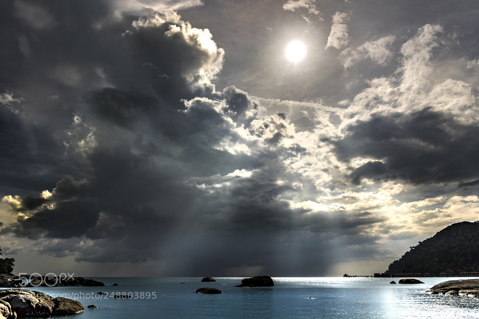 Nikon D810 sample photo. Storm and sun photography