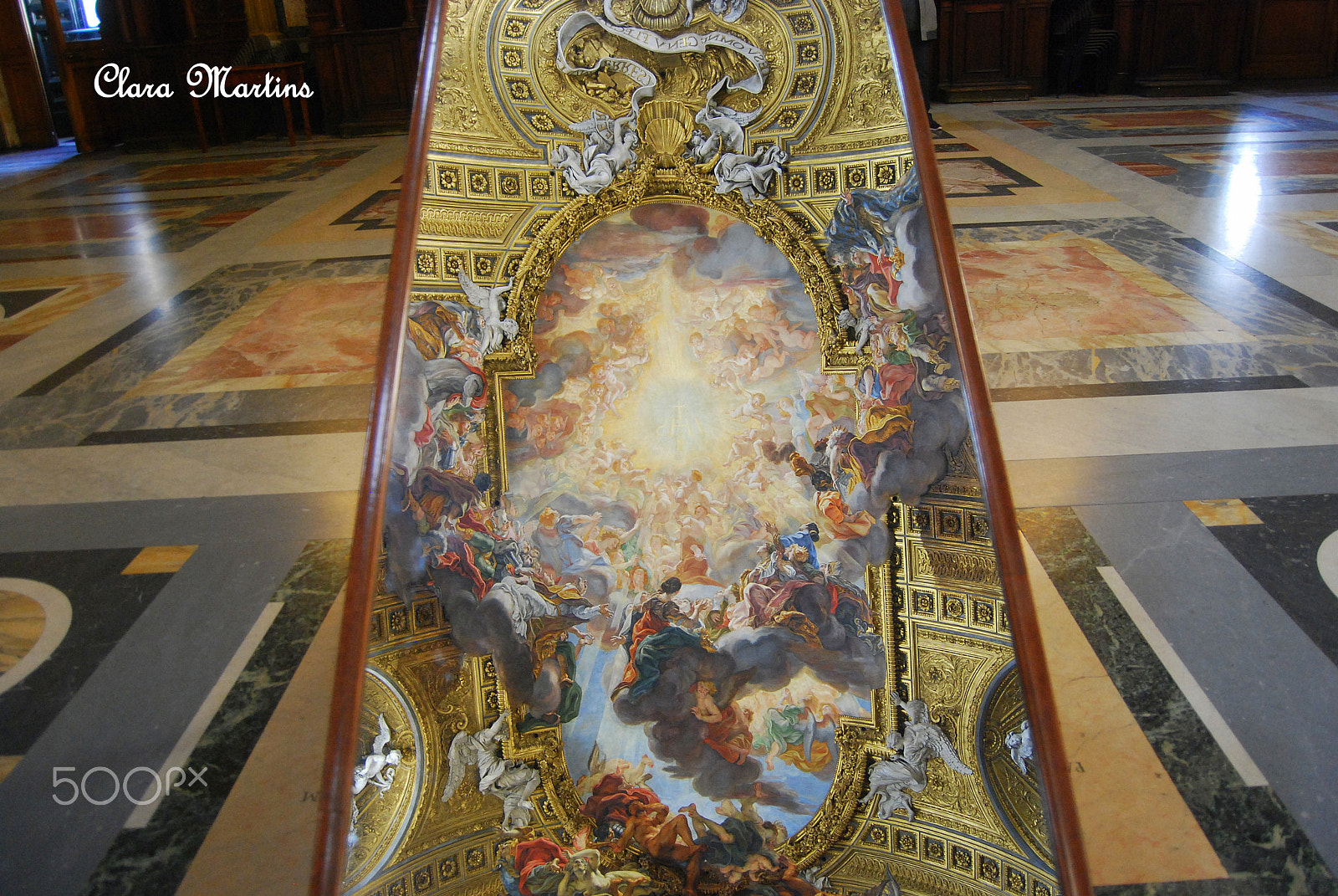 Nikon D60 sample photo. Reflejo del techo de la iglesia photography