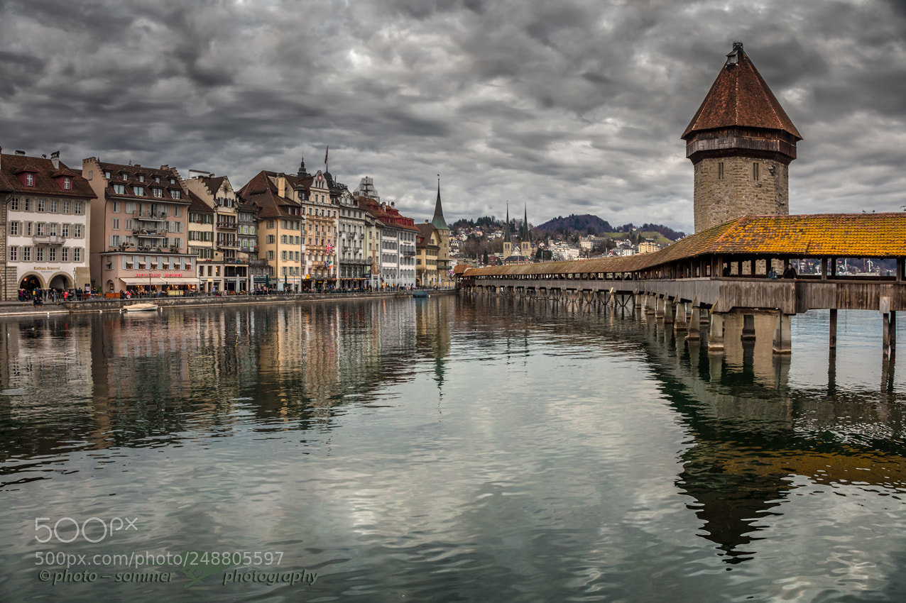 Canon EOS 5DS R sample photo. Kapellbrücke, luzern photography