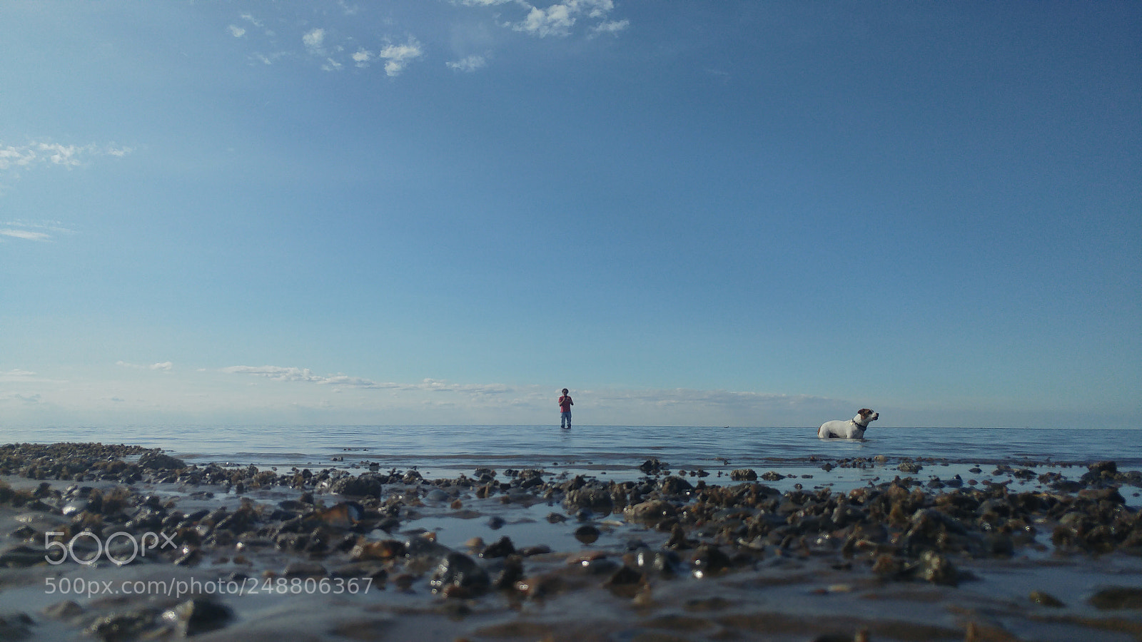 LG G5 sample photo. Blue sky, blue ocean photography