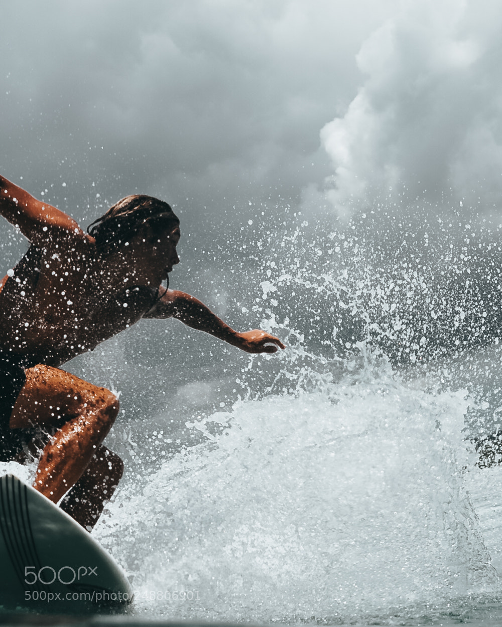 Sony a6500 sample photo. Surfer riding a smooth photography