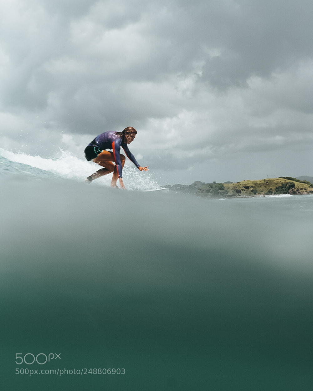 Sony a6500 sample photo. Woman with wetsuit surfing photography