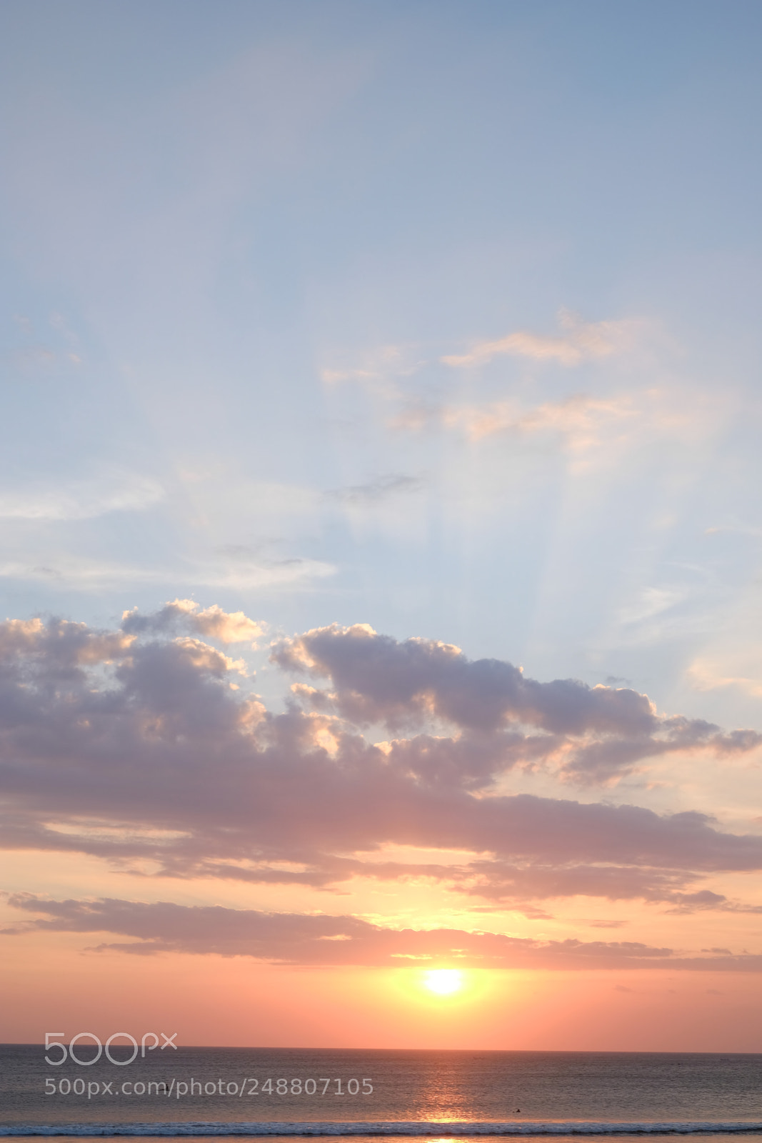 Fujifilm X-T20 sample photo. Beach sunset in bali photography