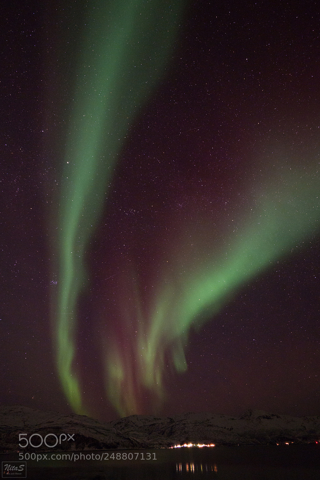 Olympus OM-D E-M1 Mark II sample photo. Northern lights above the photography