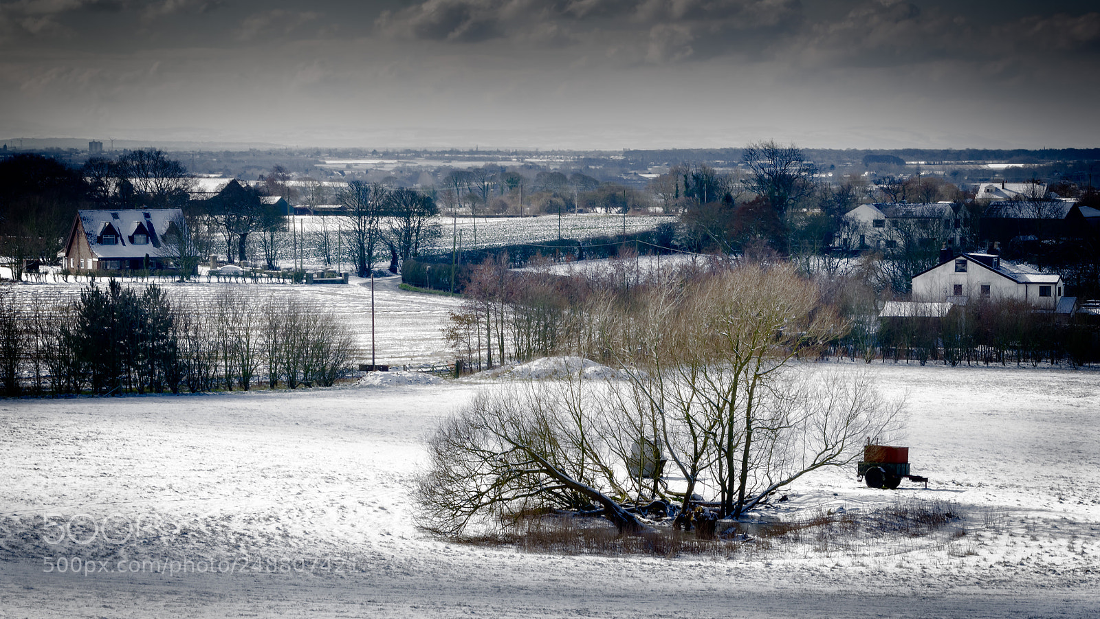 Nikon D7000 sample photo. Snow dusting photography