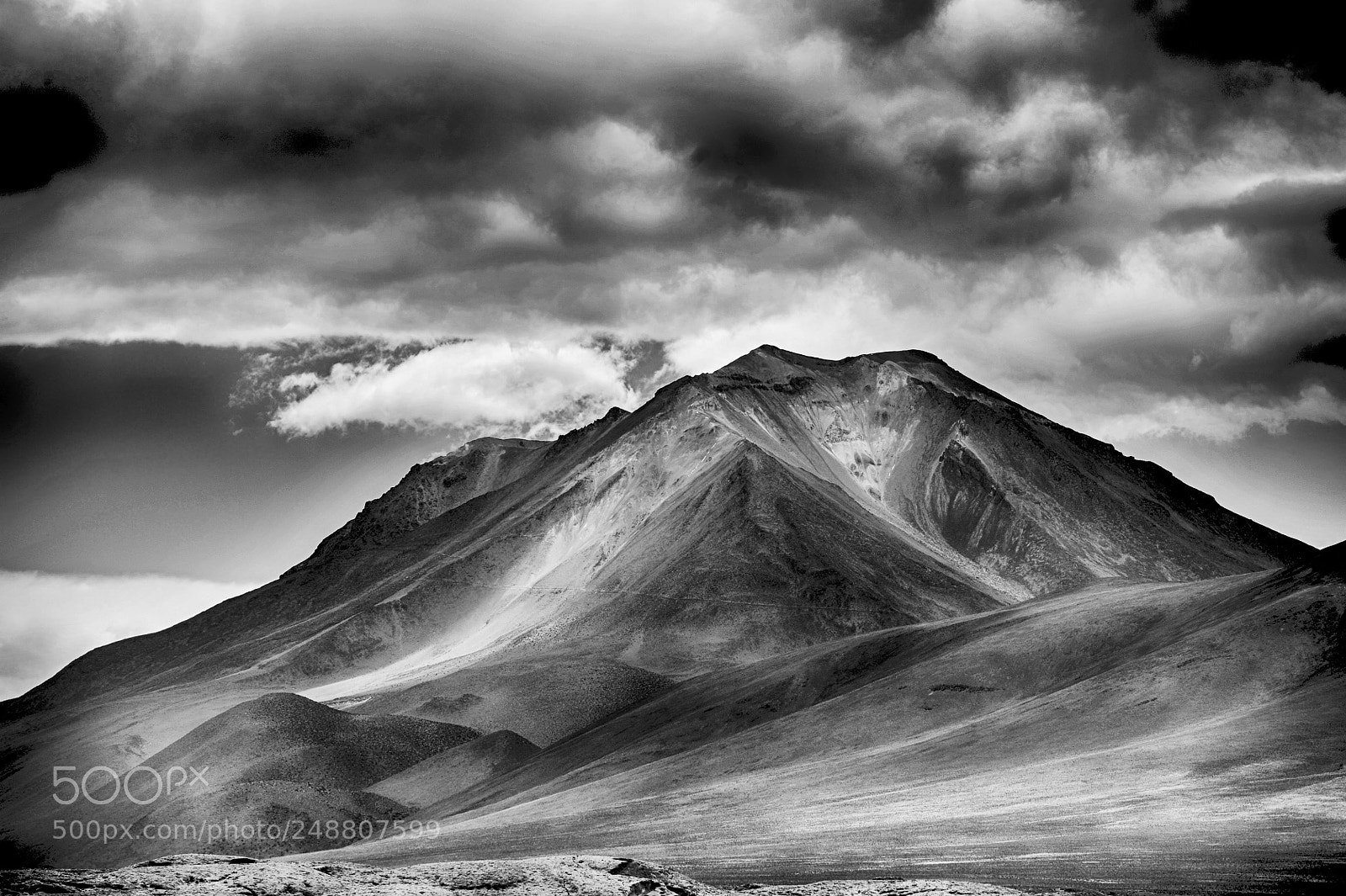 Nikon D700 sample photo. Bolivie volcan uturuncu photography