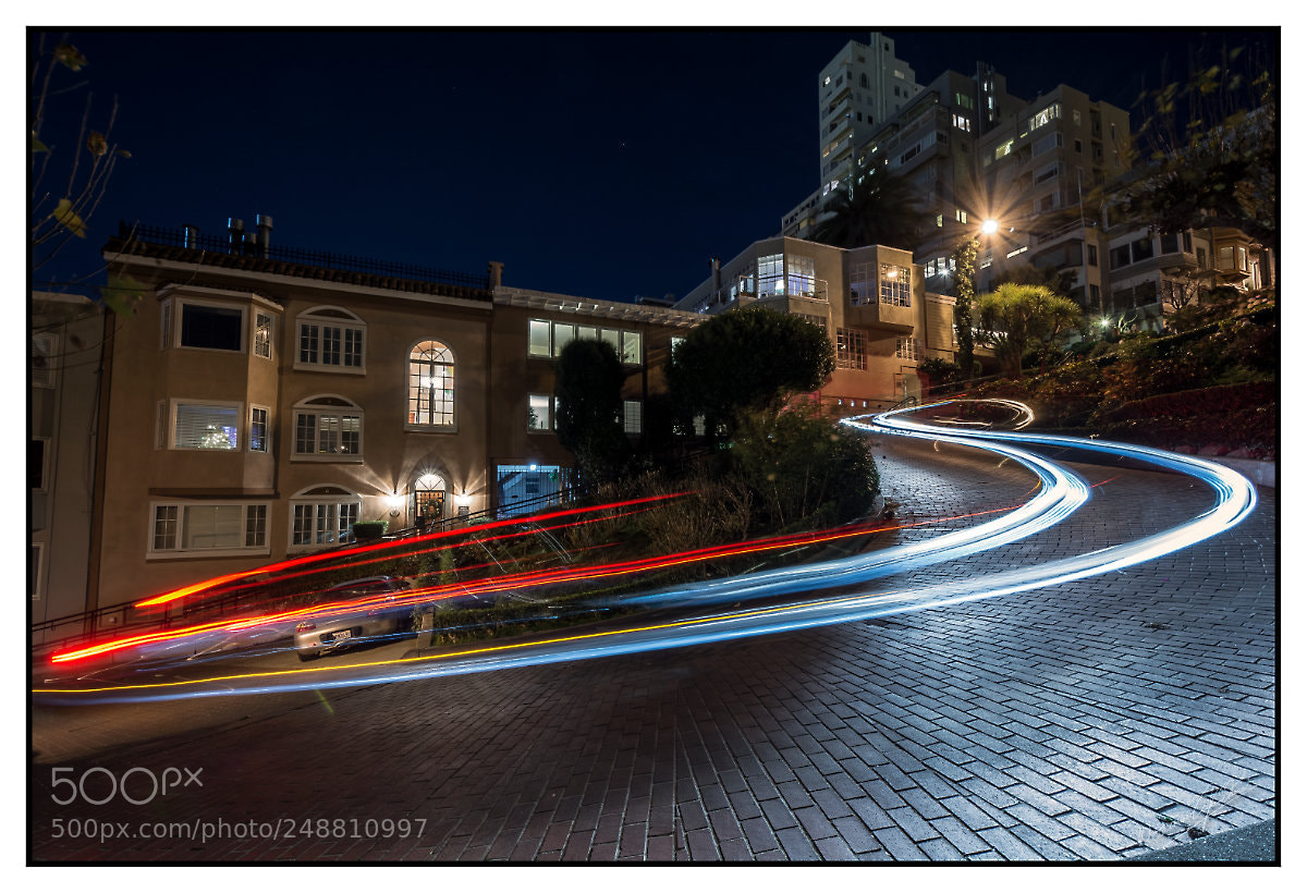 Nikon D7100 sample photo. Lombard street photography