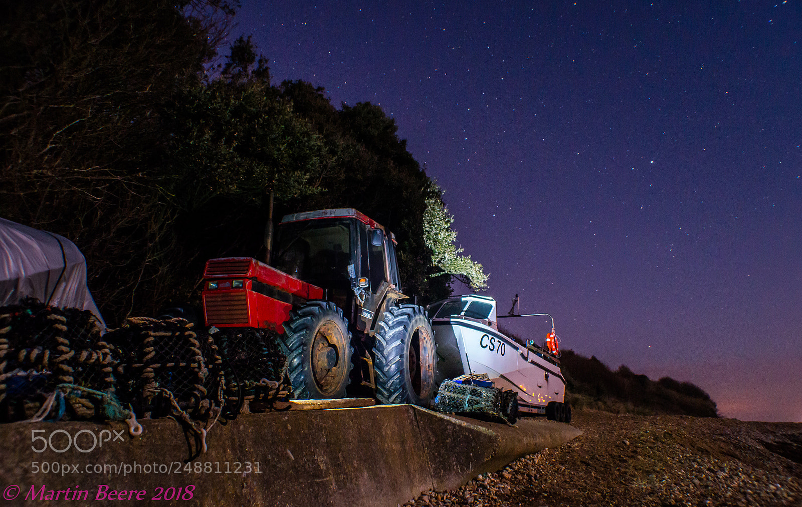 Nikon D3200 sample photo. Tractor and boat at photography