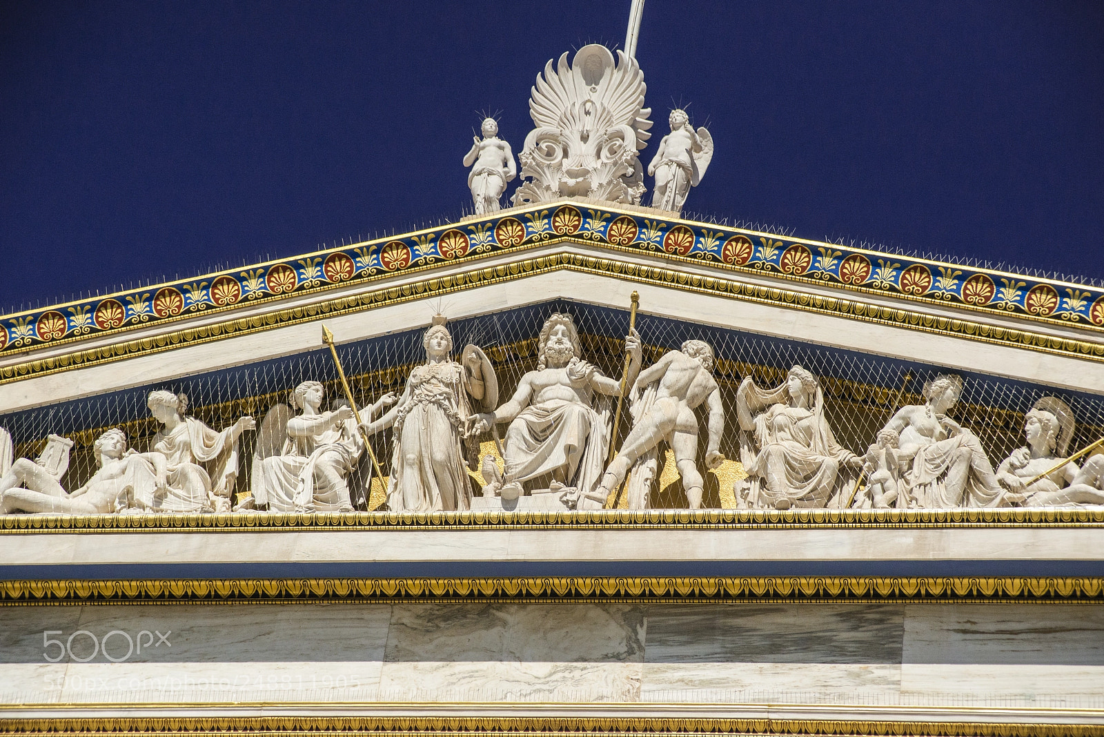Nikon D800 sample photo. Academy of athens, greece photography