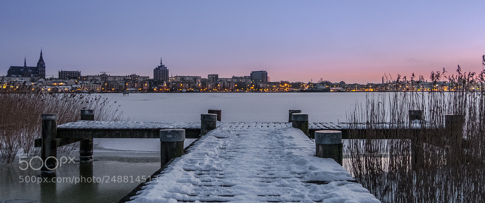 Fujifilm X-T10 sample photo. Rostock in winter photography