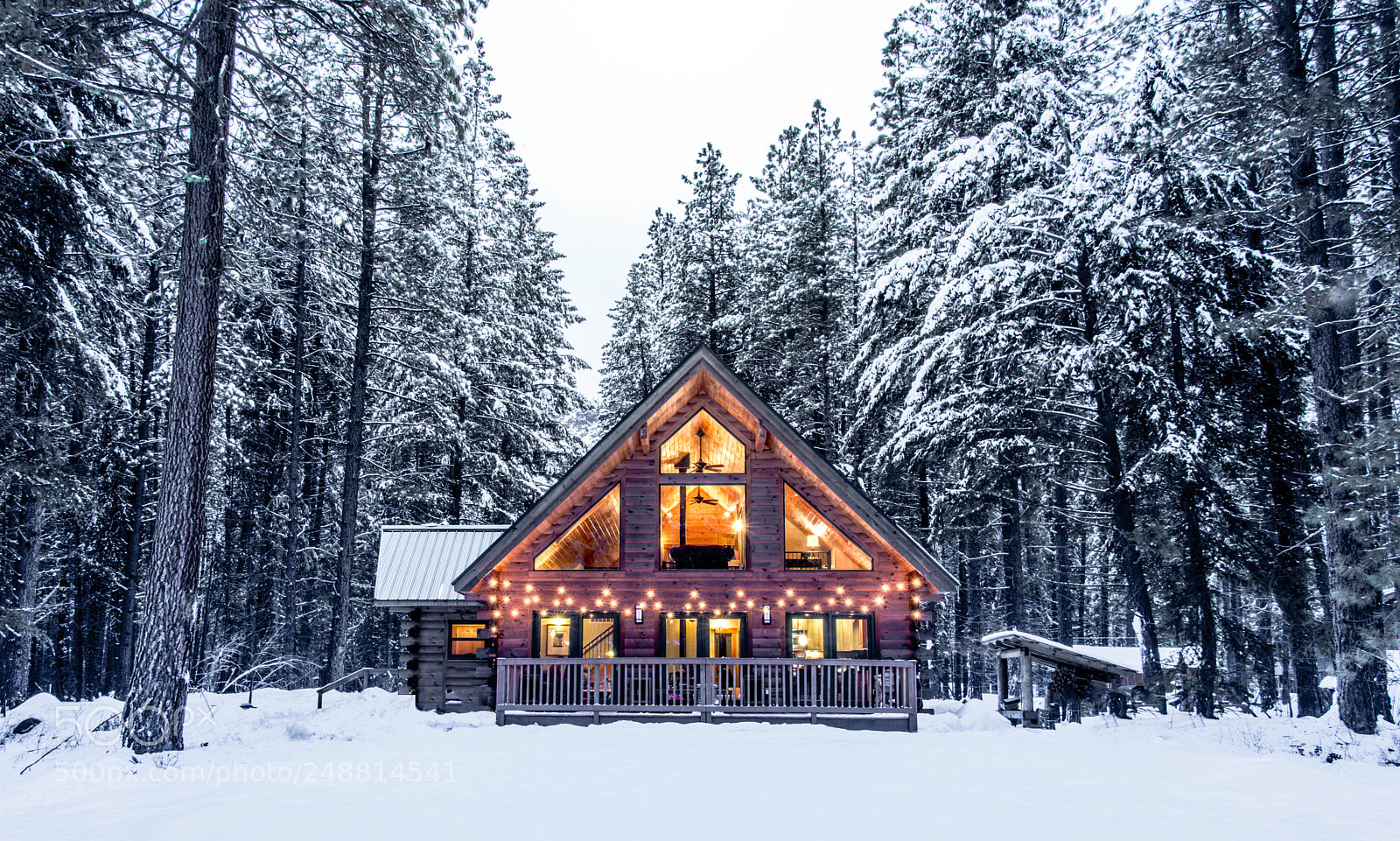 Nikon D800 sample photo. Mountain cabin photography