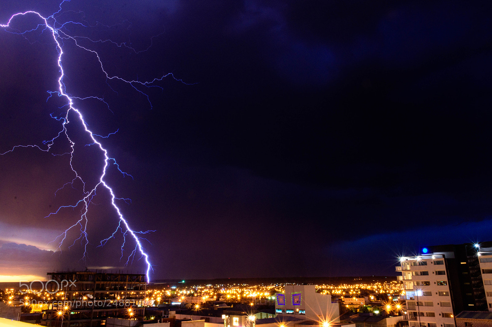 Nikon D7200 sample photo. Rayo desde mi casa photography