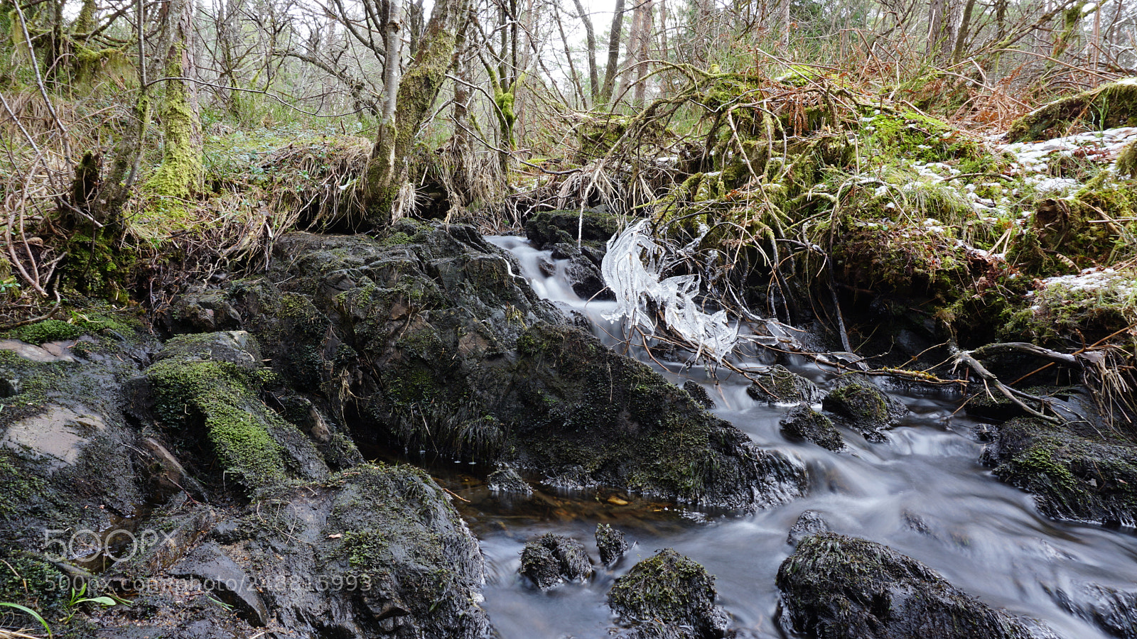 Sony a6000 sample photo. Frozen water photography