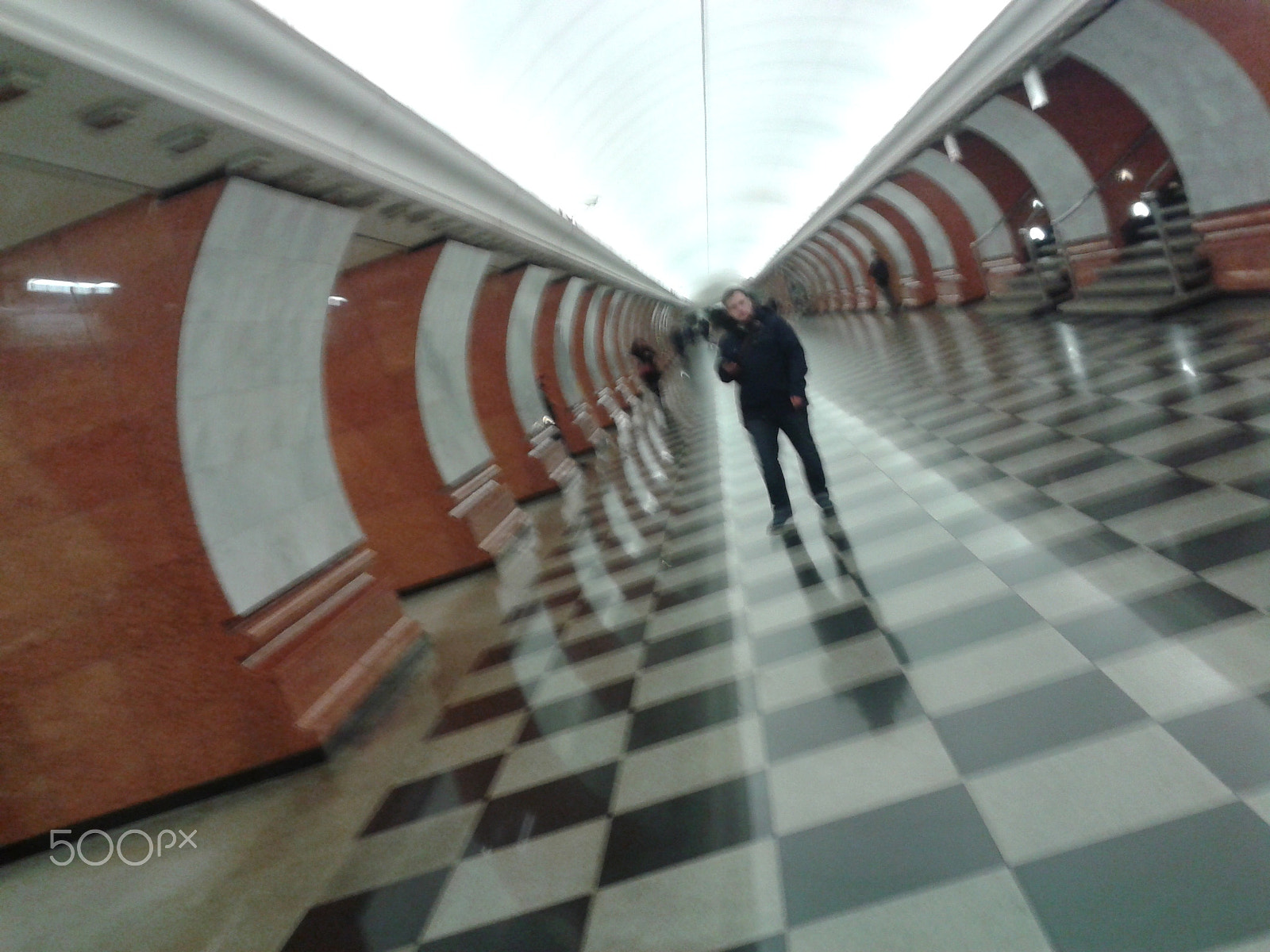 Samsung GT-S5610 sample photo. Moscow metro / Москва метро Парк Победы photography