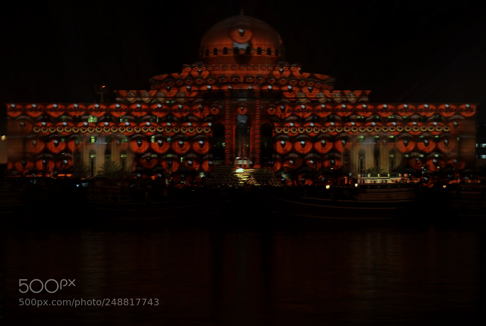 Nikon D7000 sample photo. Sharja light festival photography