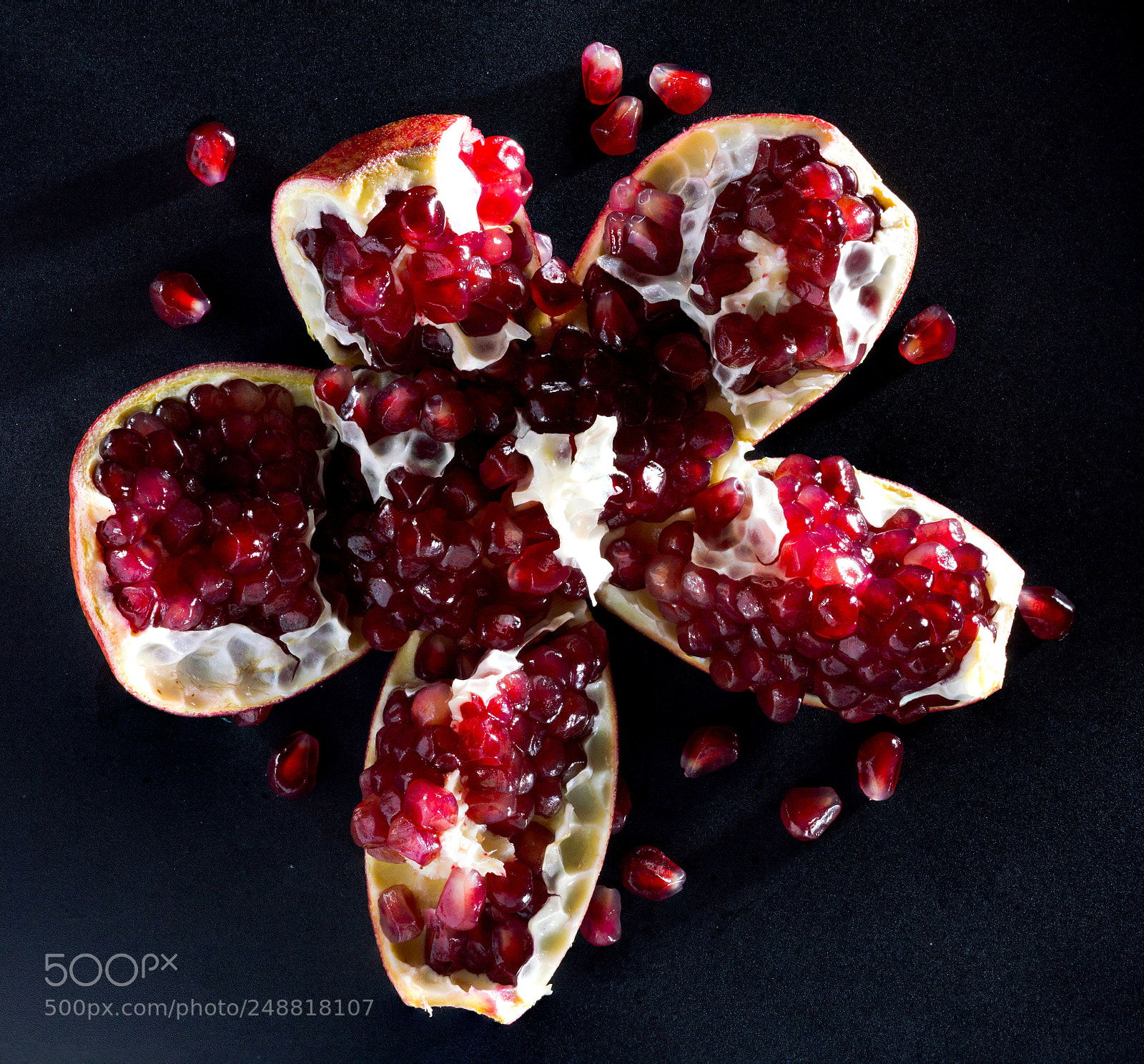 Nikon D3200 sample photo. Pomegranate photography
