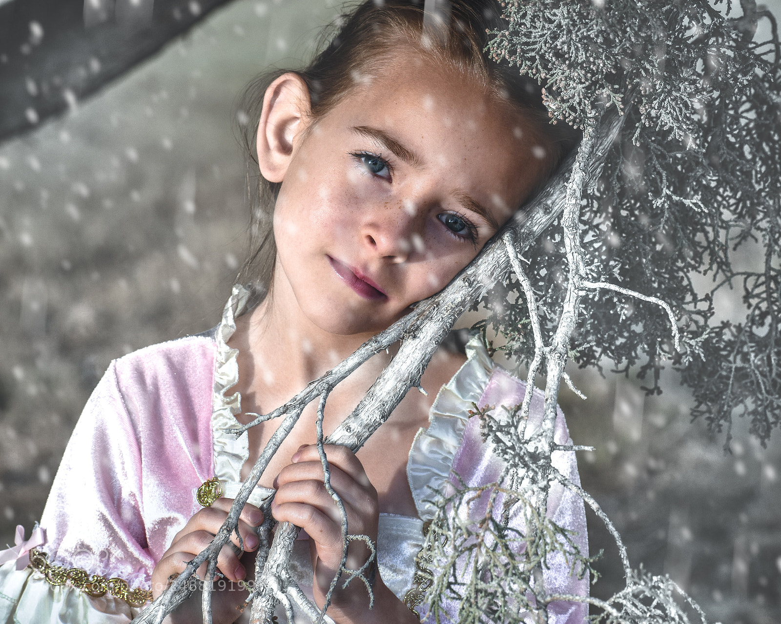 Nikon D3400 sample photo. Princess in the snow photography