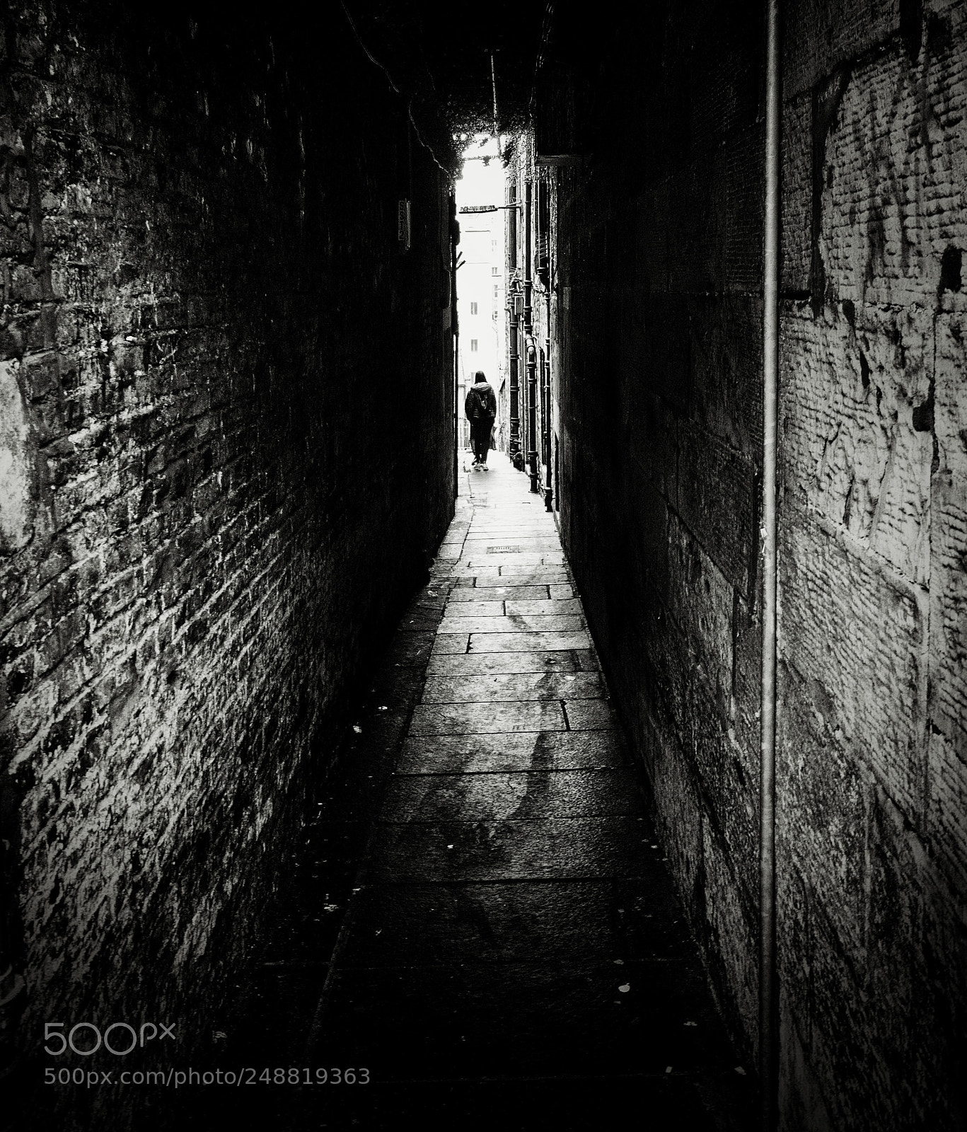 Nikon D7200 sample photo. Edinburgh alley photography