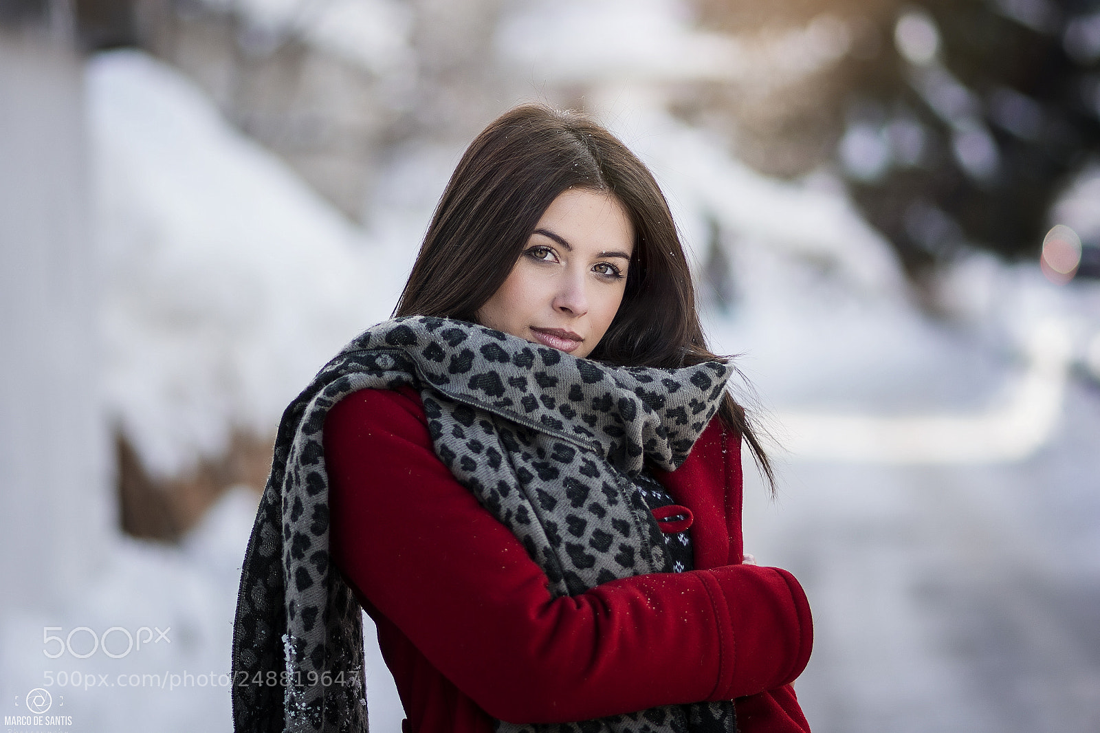 Nikon D7100 sample photo. Snow portrait photography