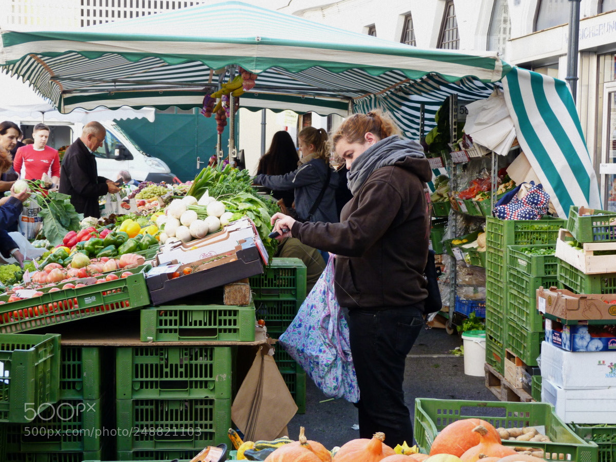 Panasonic Lumix DMC-FZ40 (Lumix DMC-FZ45) sample photo. Autumn market photography