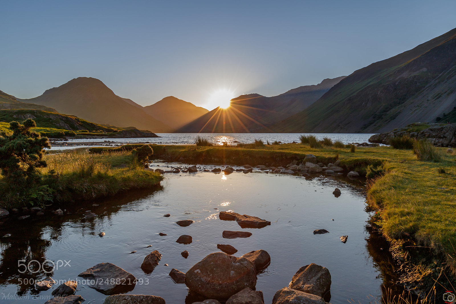 Canon EOS 760D (EOS Rebel T6s / EOS 8000D) sample photo. Wastwater sunburst photography