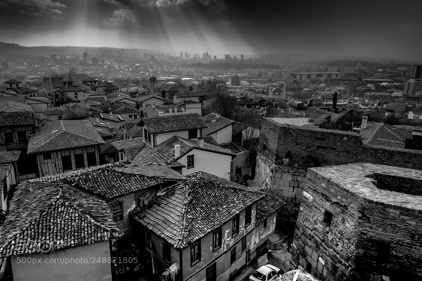 Fujifilm X-T2 sample photo. View from ankara castle photography
