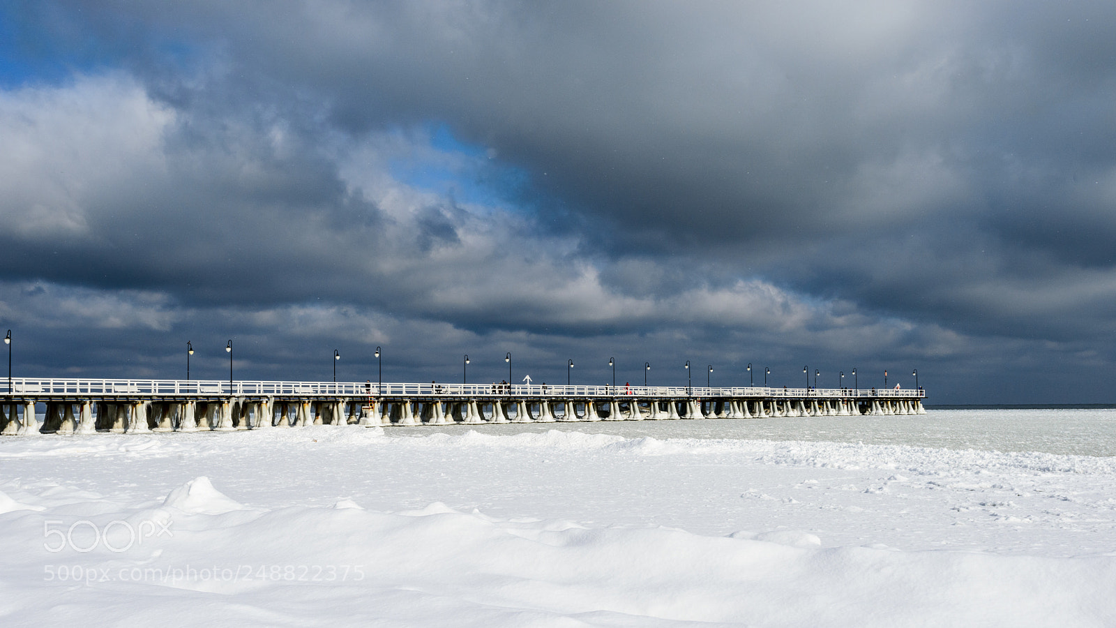Nikon D800E sample photo. Pier in gdansk photography