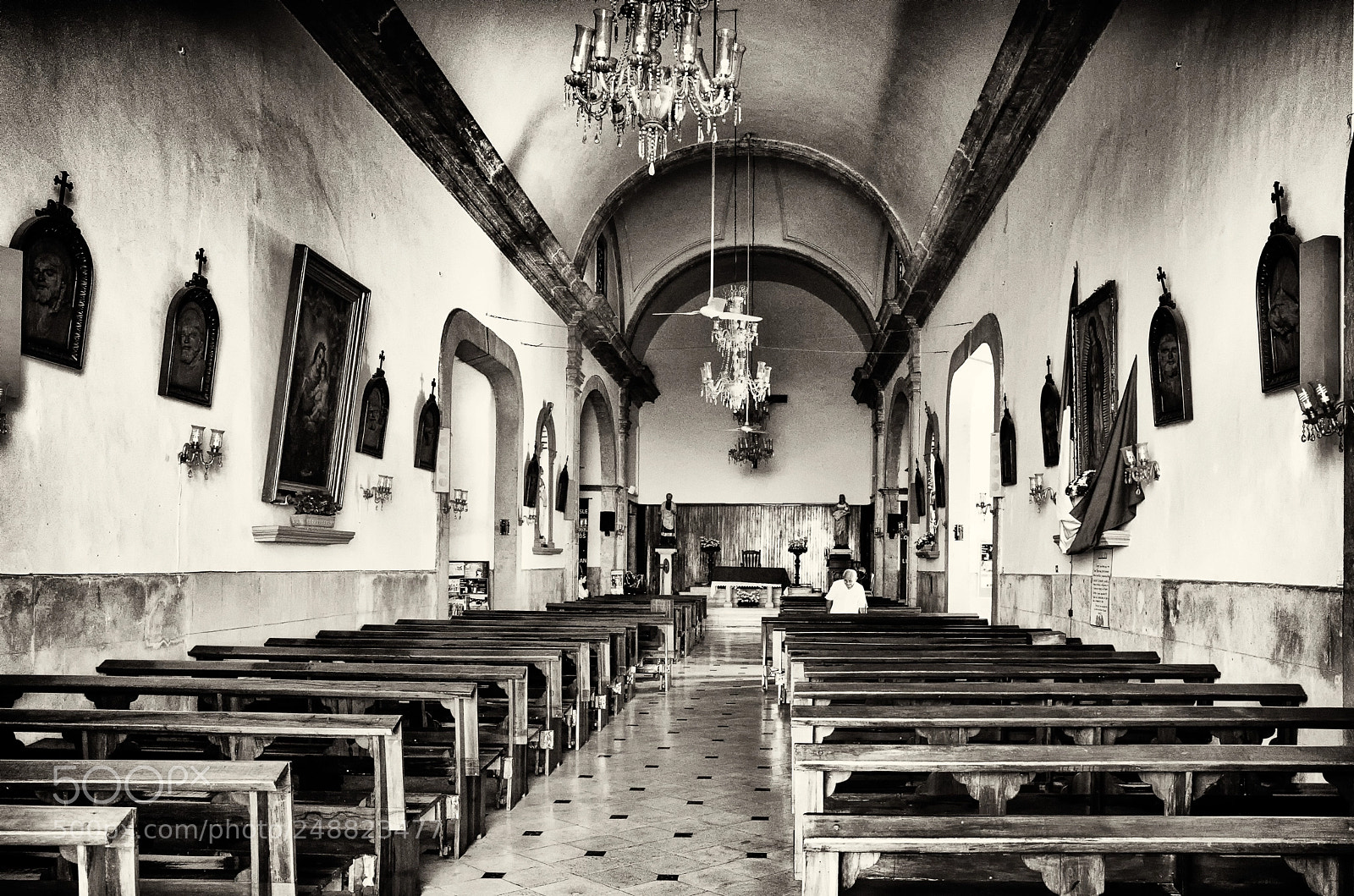 Ricoh GR sample photo. Iglesias de merida photography