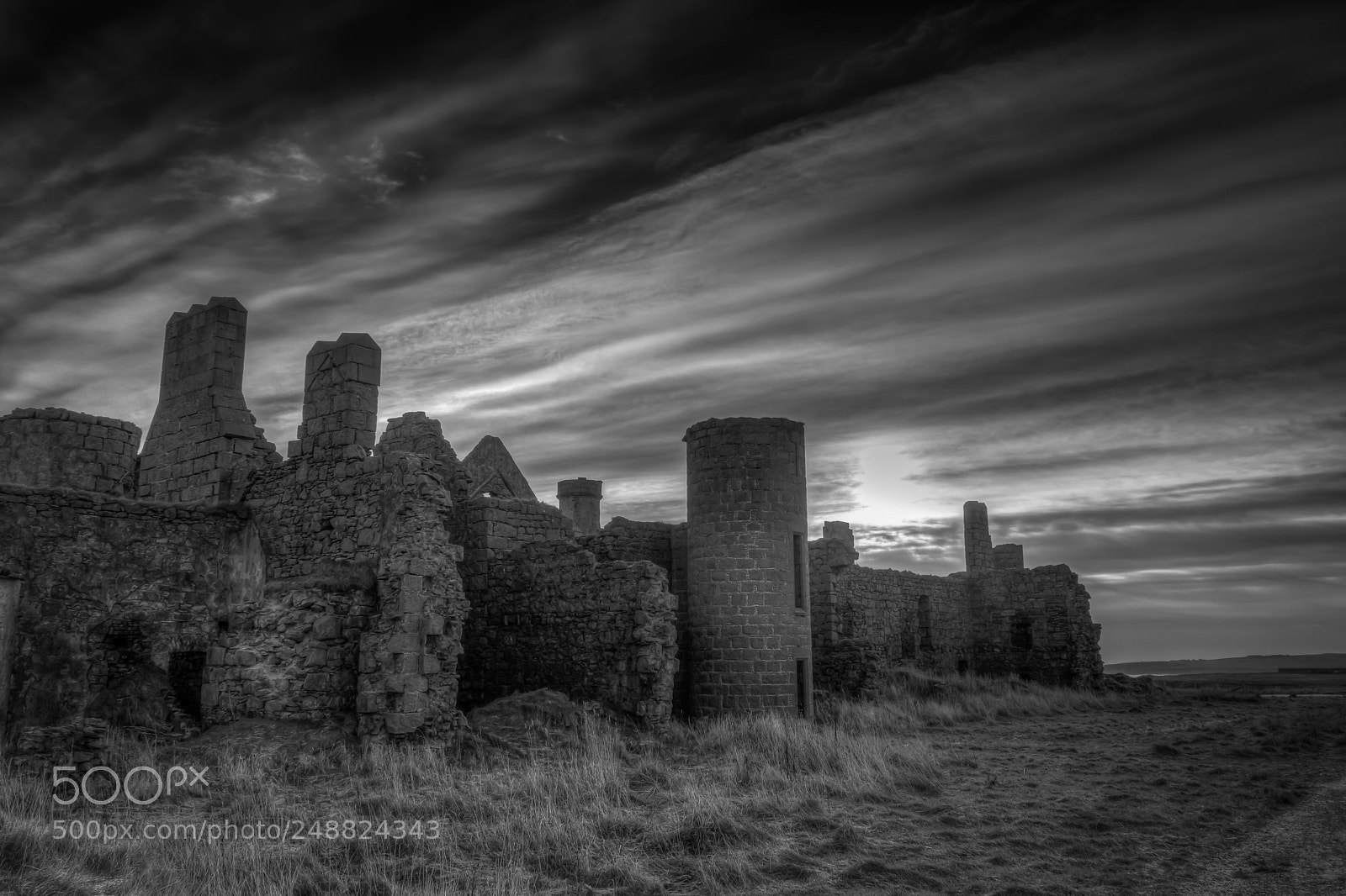 Nikon D5300 sample photo. Slains  castle photography