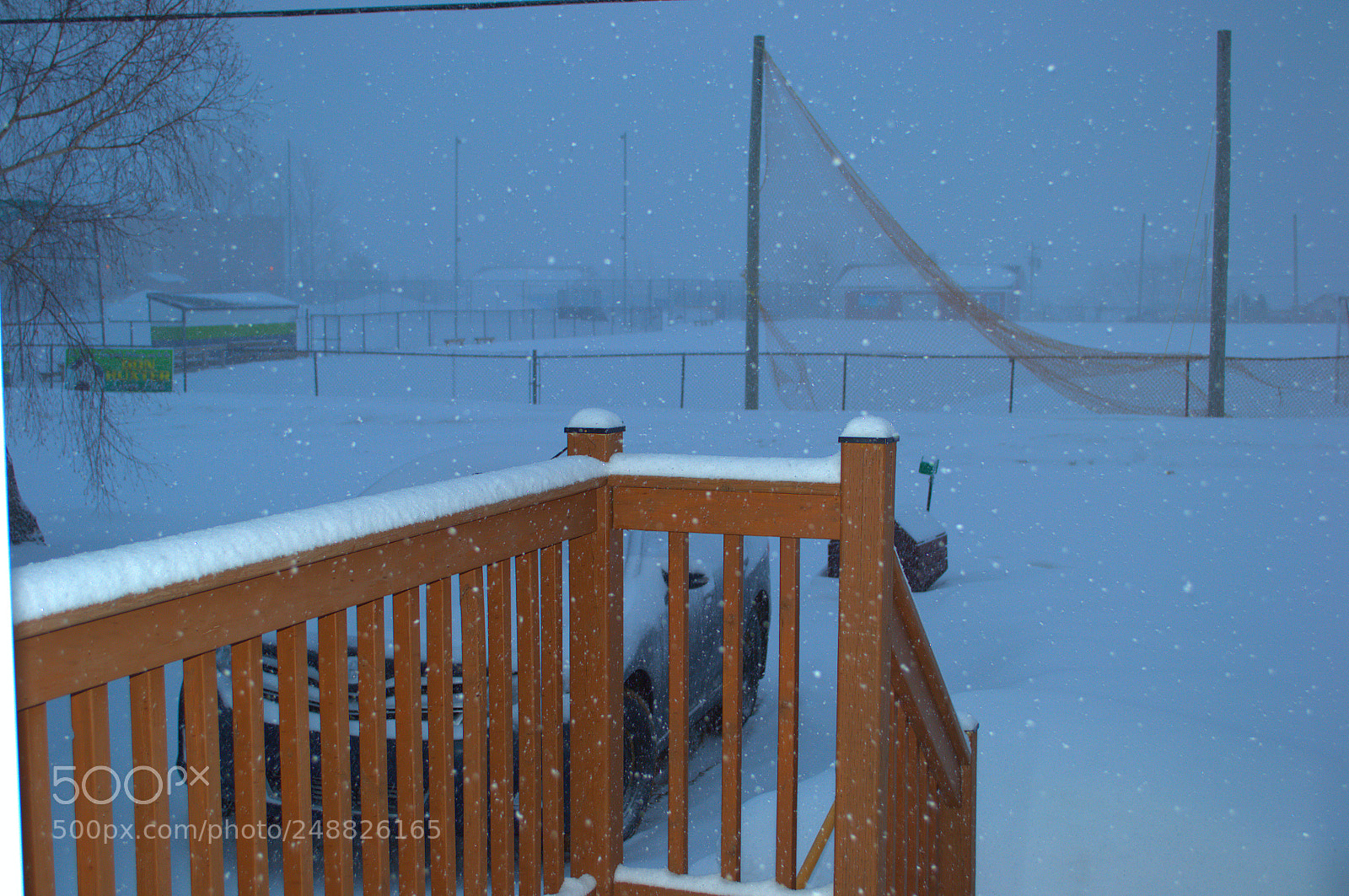 Nikon D3100 sample photo. Start of winter storm photography