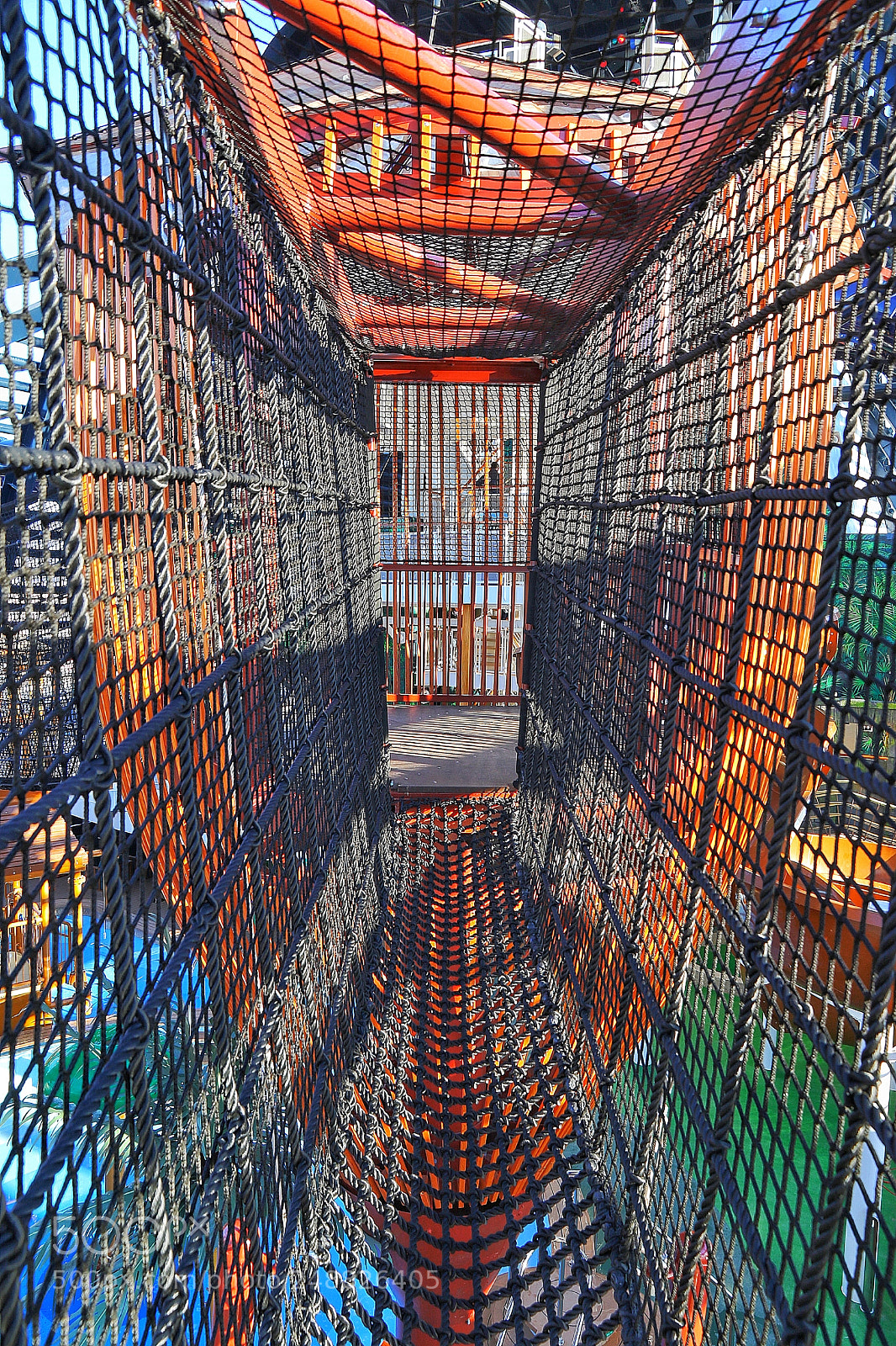 Canon EOS 7D Mark II sample photo. Elevated walkway net photography