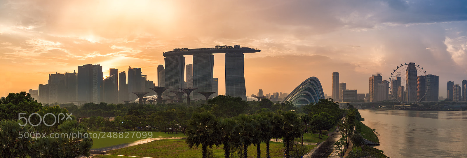 Nikon D610 sample photo. Panorama view from marina photography