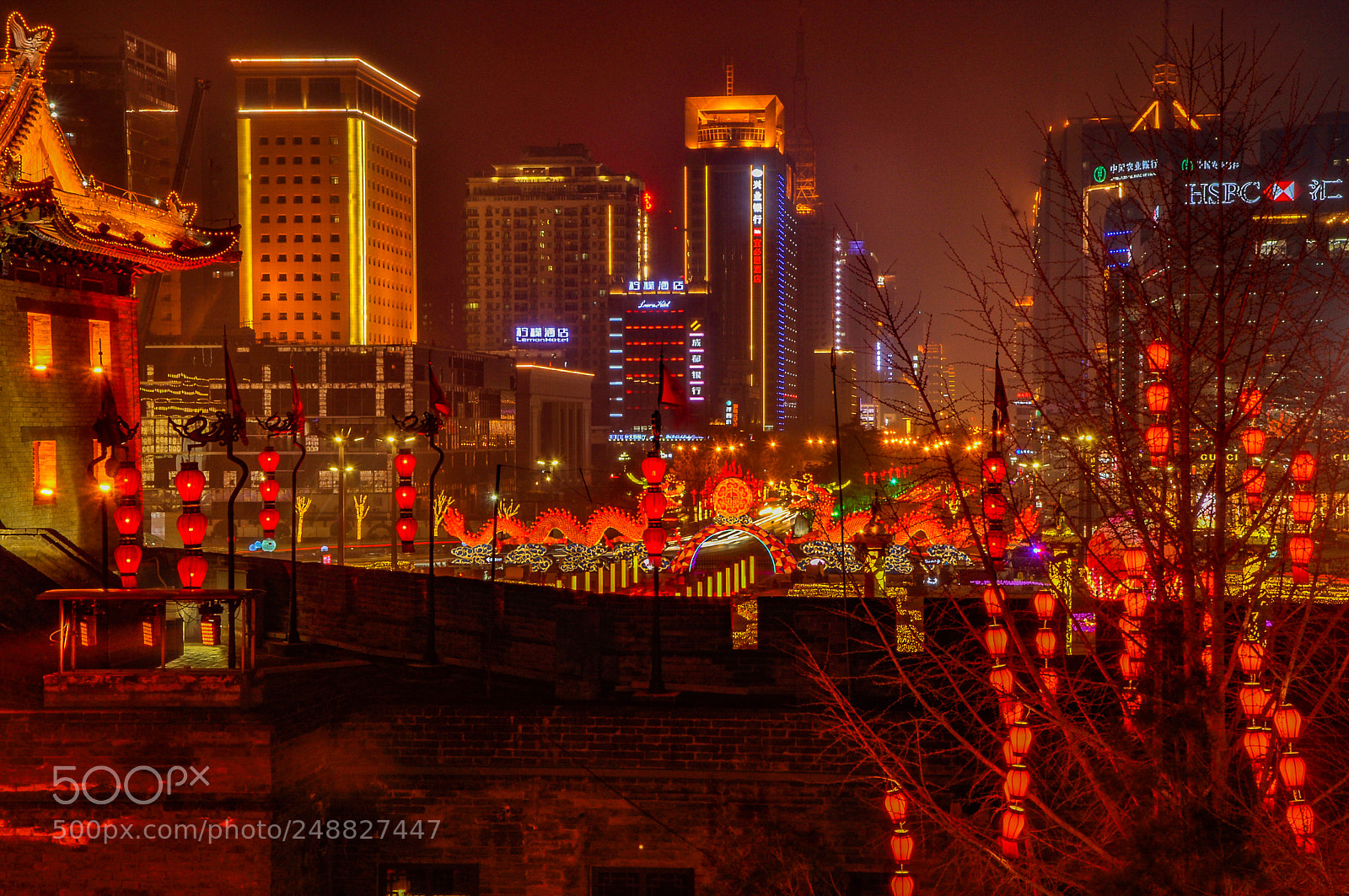 Nikon D90 sample photo. Xi'an china year photography