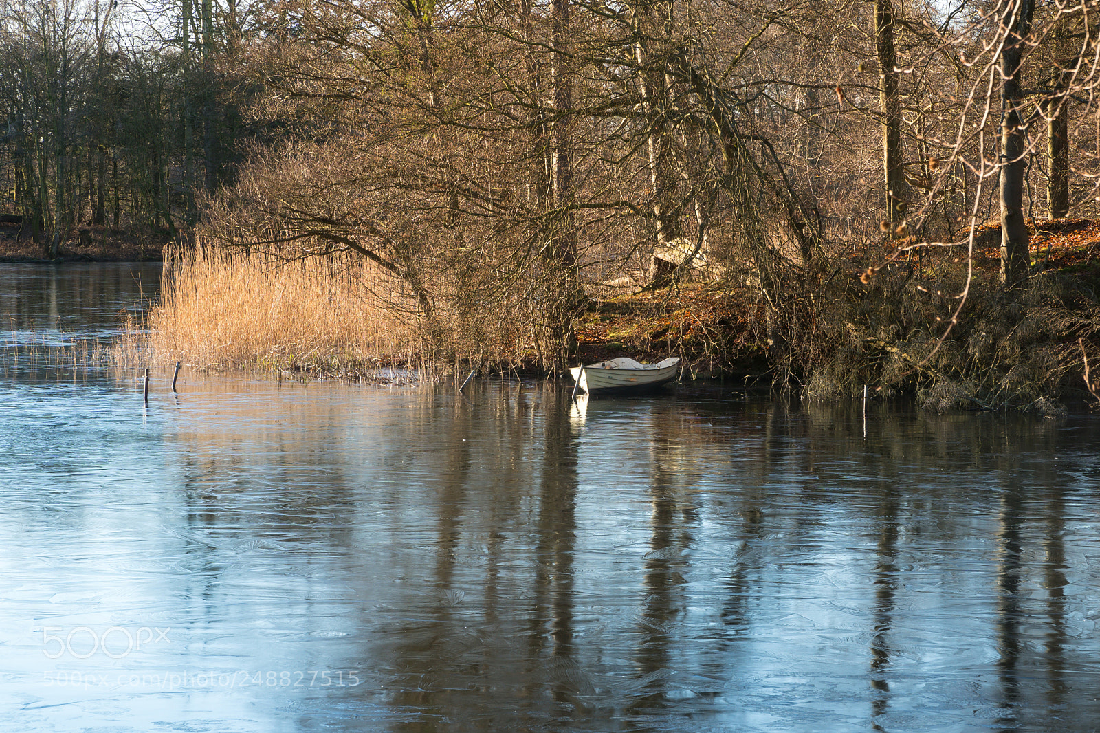Sony a6300 sample photo. Frozen boat photography