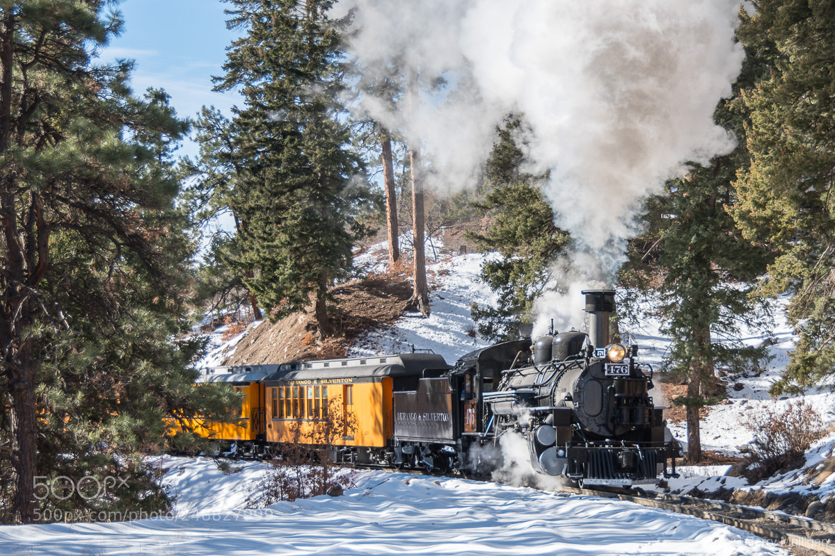 Nikon D500 sample photo. Durango-silverton railroad landscapes photography