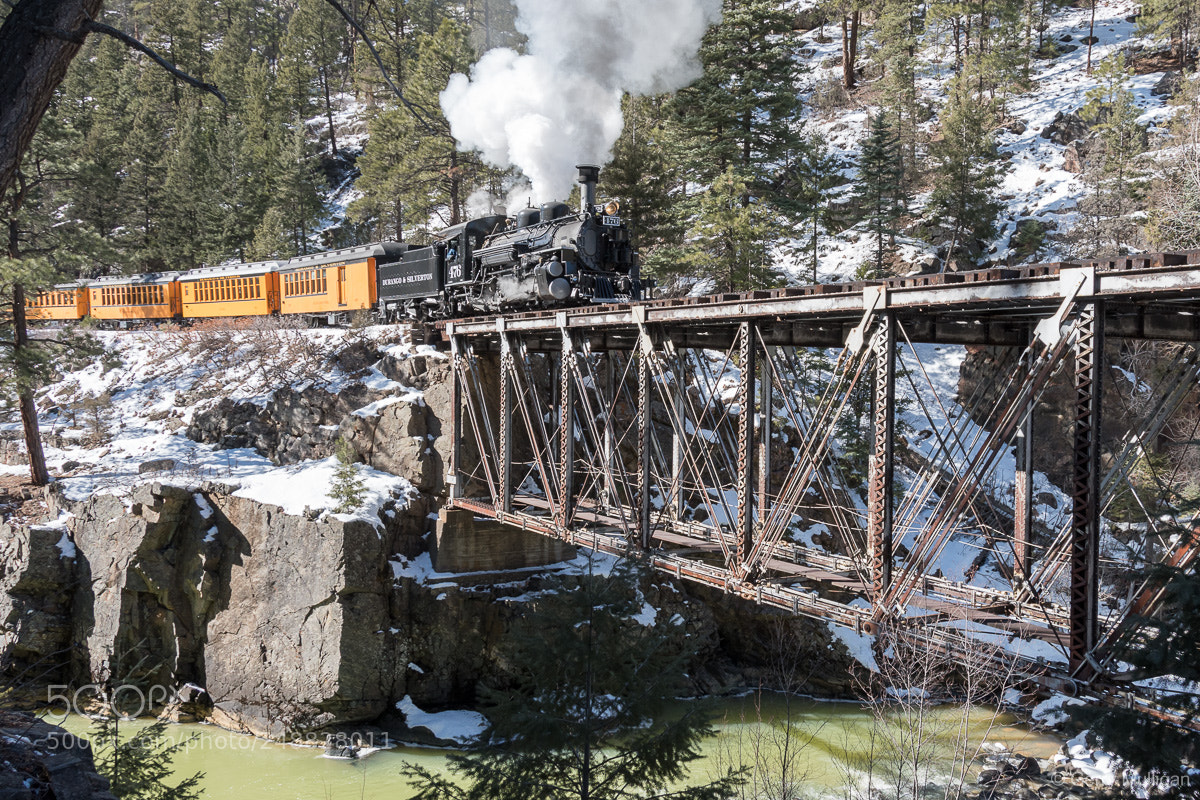 Nikon D500 sample photo. Durango-silverton railroad landscapes photography