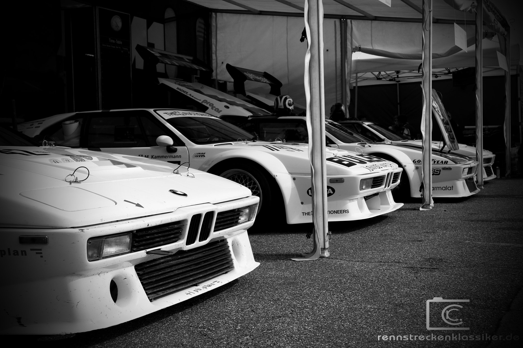 Canon EOS 7D sample photo. Bmw m1 procar lineup @ sachsenring classic photography