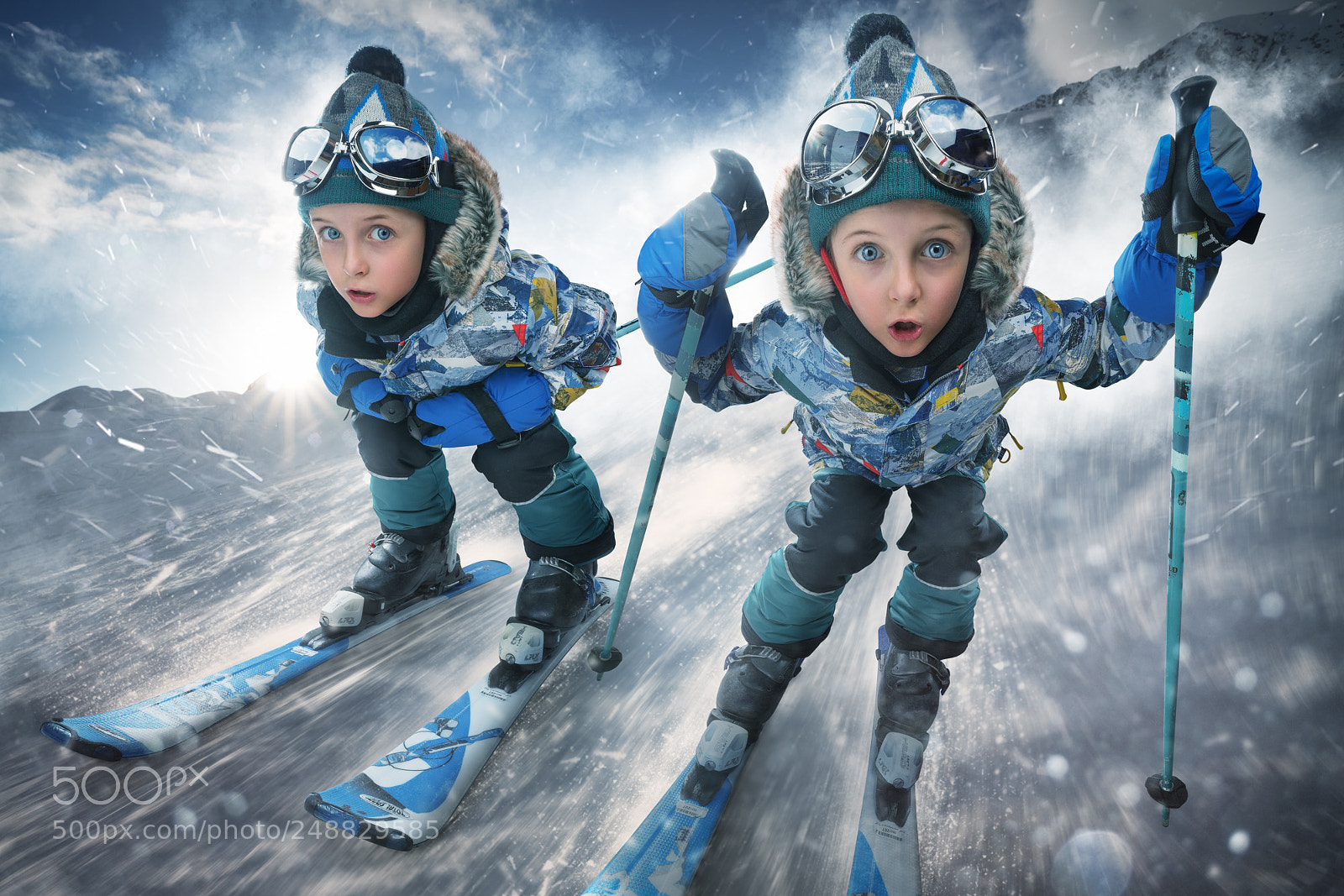 Sony a7R III sample photo. The twins' race photography